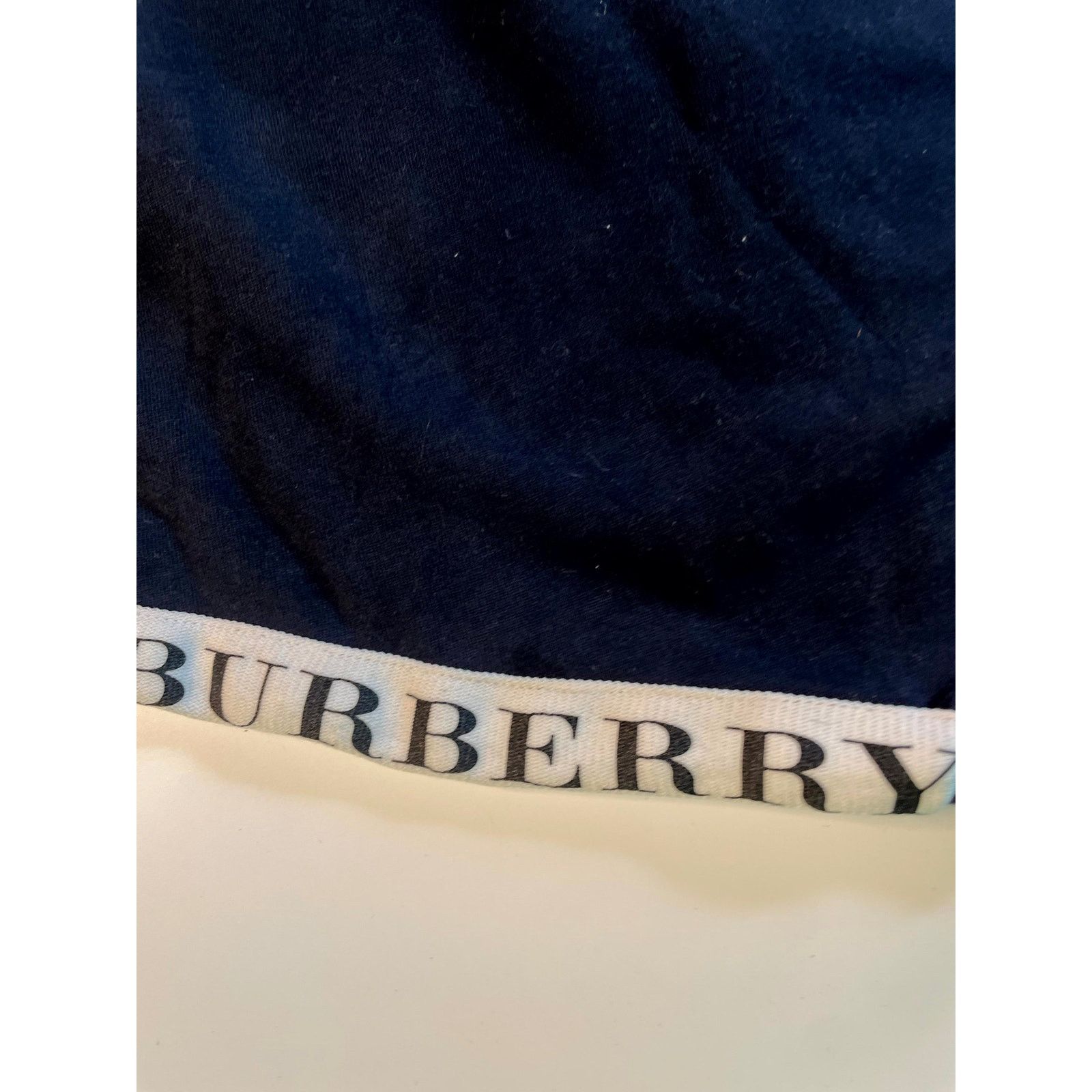 Burberry Burberry Shoulder Logo Navy & White Tee Size US S / EU 44-46 / 1 - 4 Thumbnail