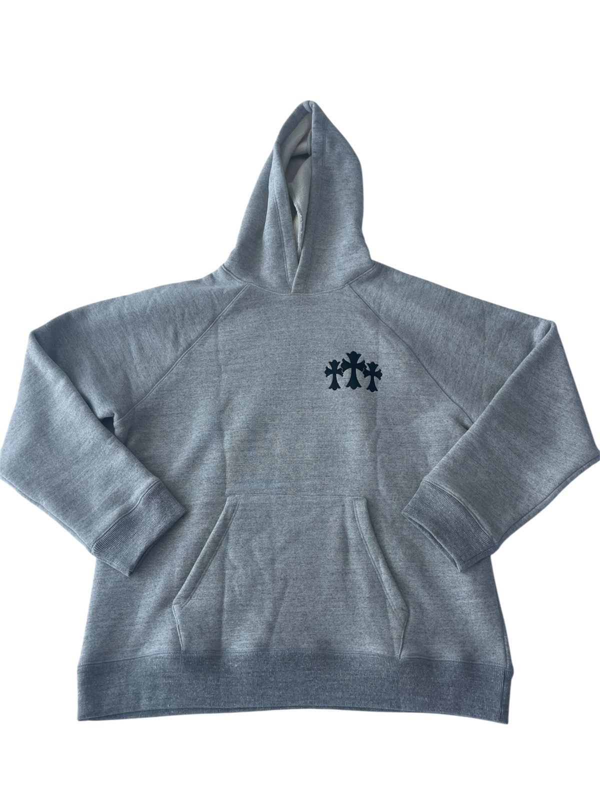 【CHROME HEARTS】TRIPLE CROSS NYLON CH SWEATSHIRT Triple Cross Nylon CH Logo Seven-11 Sweatshirt 