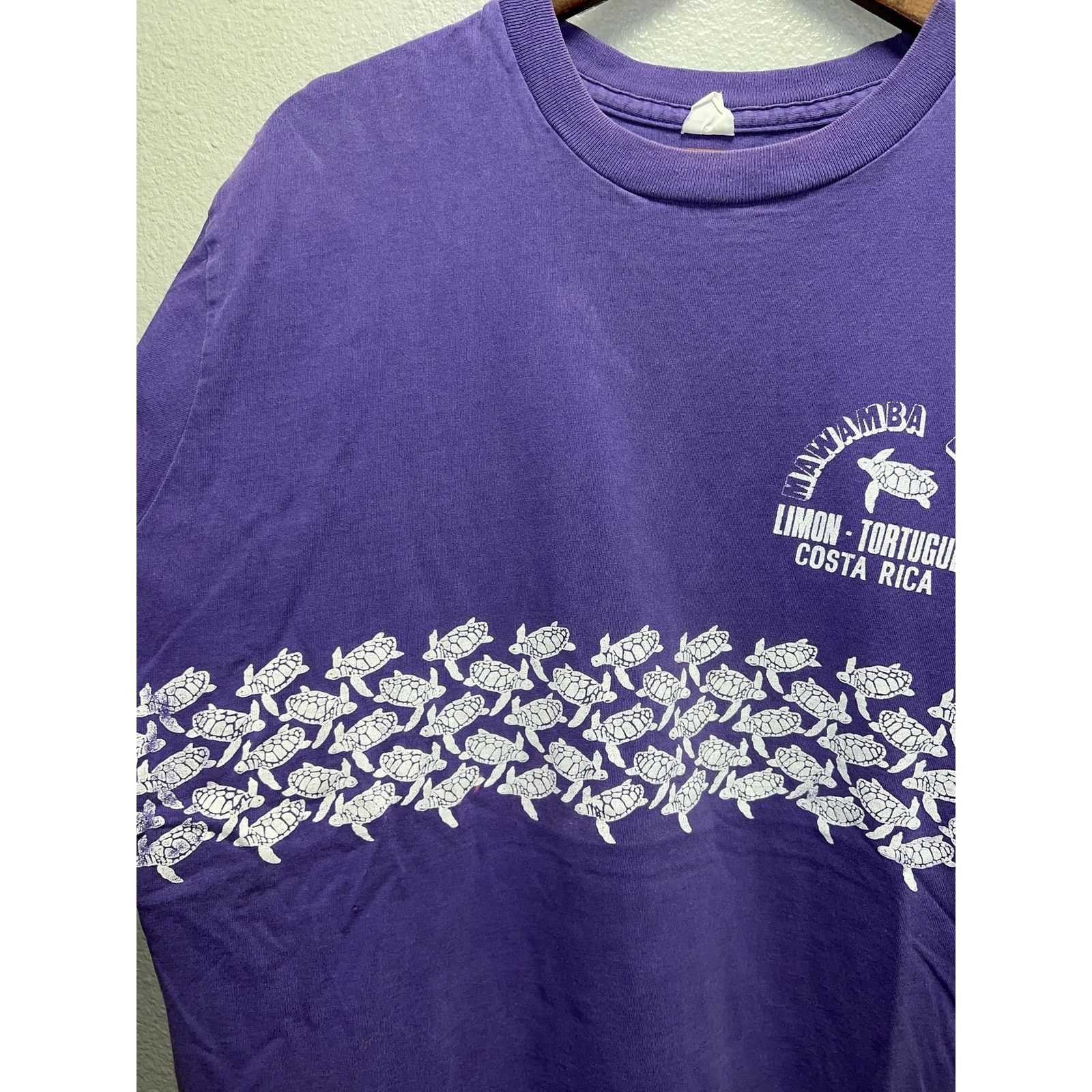 Vintage Vintage Turtle Shirt Mawamba Lodge Costa Torteguero Wrap X Size US XL / EU 56 / 4 - 3 Thumbnail