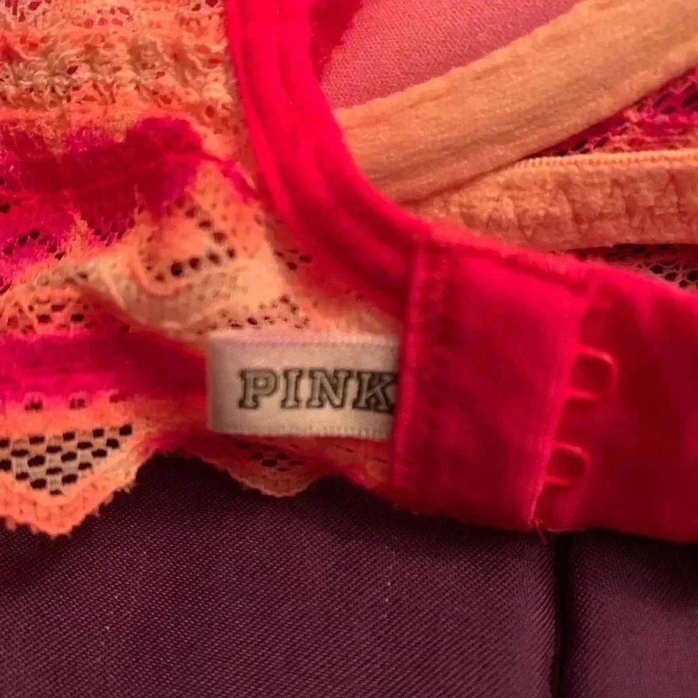 Designer Radiant Red Lace Bralette with Adjustable Straps Size ONE SIZE - 5 Thumbnail
