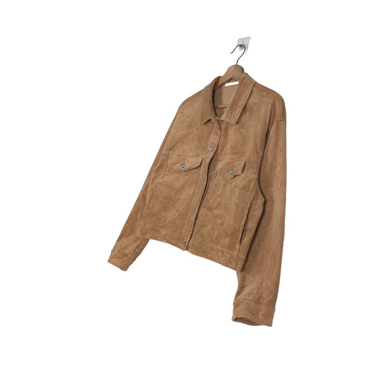 🔥Cropped Biker Jacket Corduroy Uniqlo Japan Issey Miyake