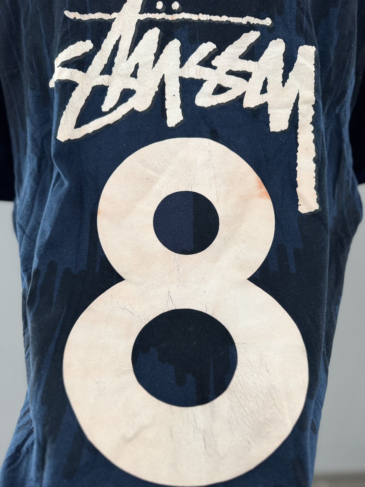 Stussy Stussy 8 Noise Tee 'Navy' T-shirt Size US L / EU 52-54 / 3 - 11 Thumbnail