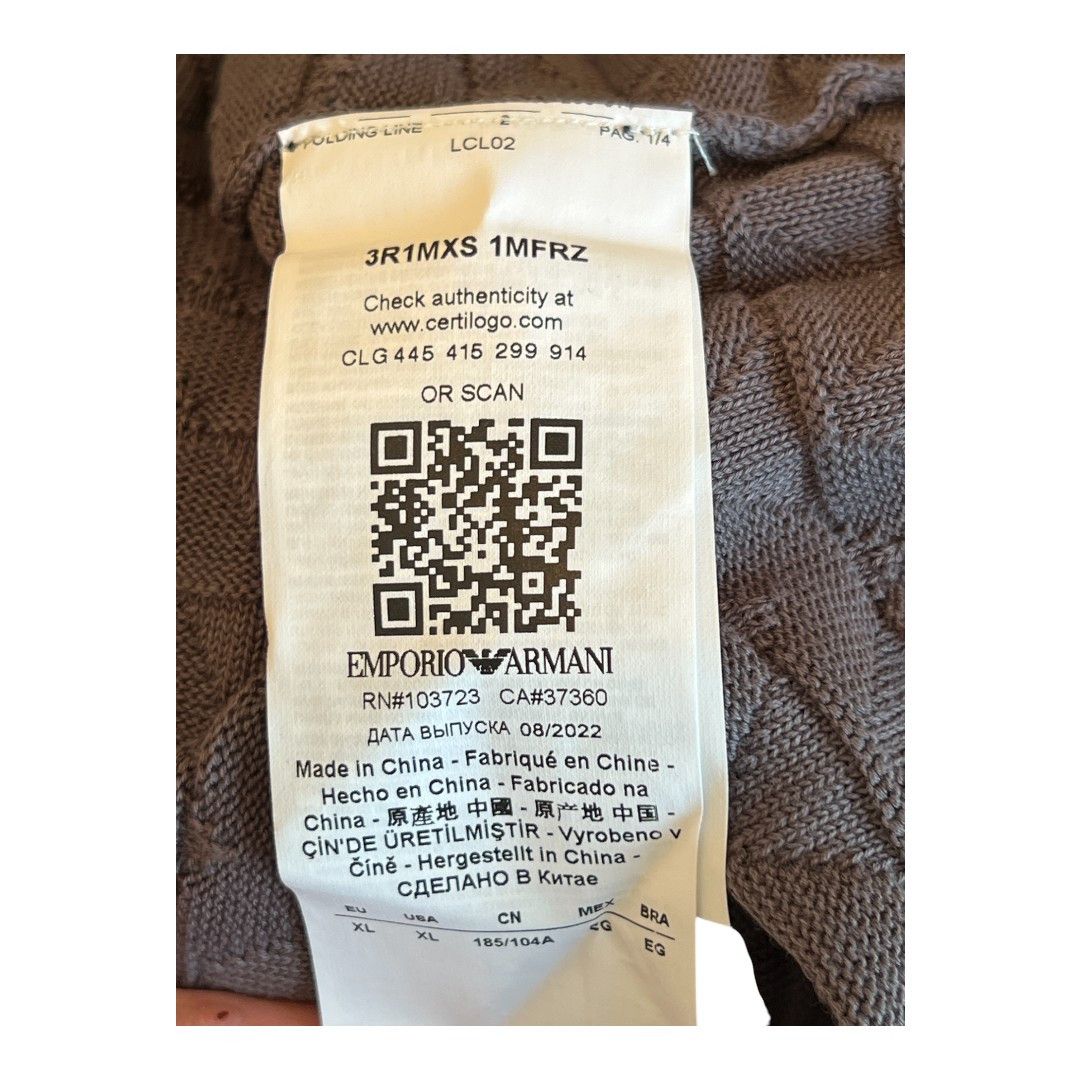 Emporio Armani Emporio Armani Knit Sweater Size US XL / EU 56 / 4 - 8 Thumbnail