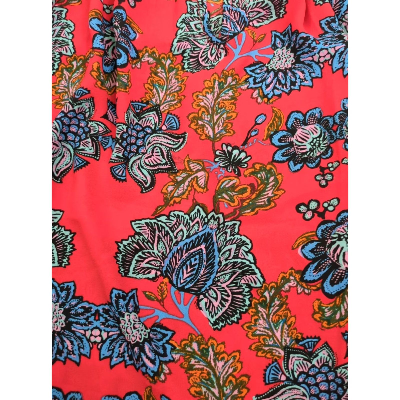 Vintage VINTAGE Collective Concepts Krissa Keyhole Halter Blouse Red 2XL Women’s Blouse Halter Red 2XL Womens Size XXL / US 16-18 / IT 52-54 - 2 Thumbnail