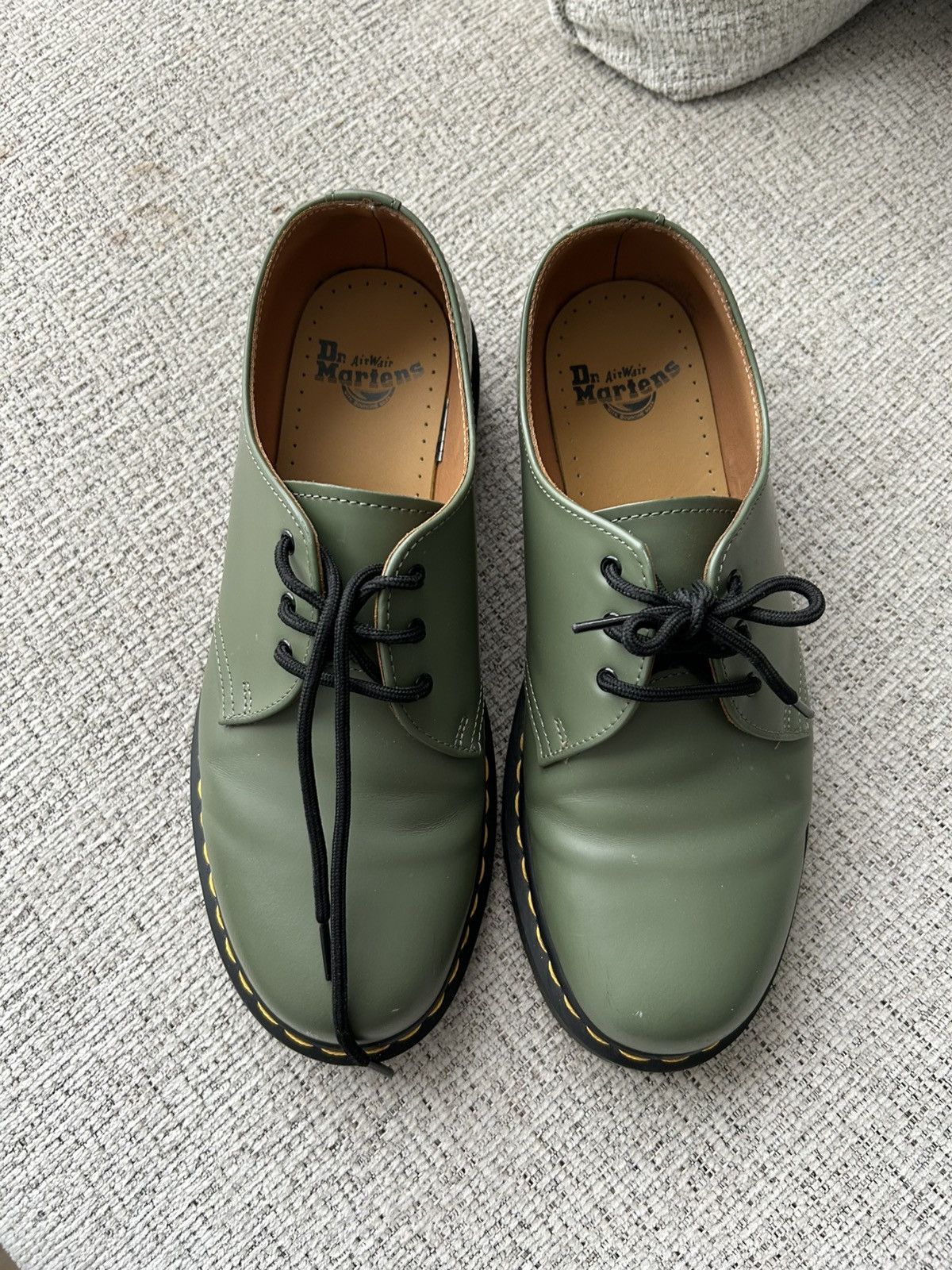 Military Green Dr Marten Shoes