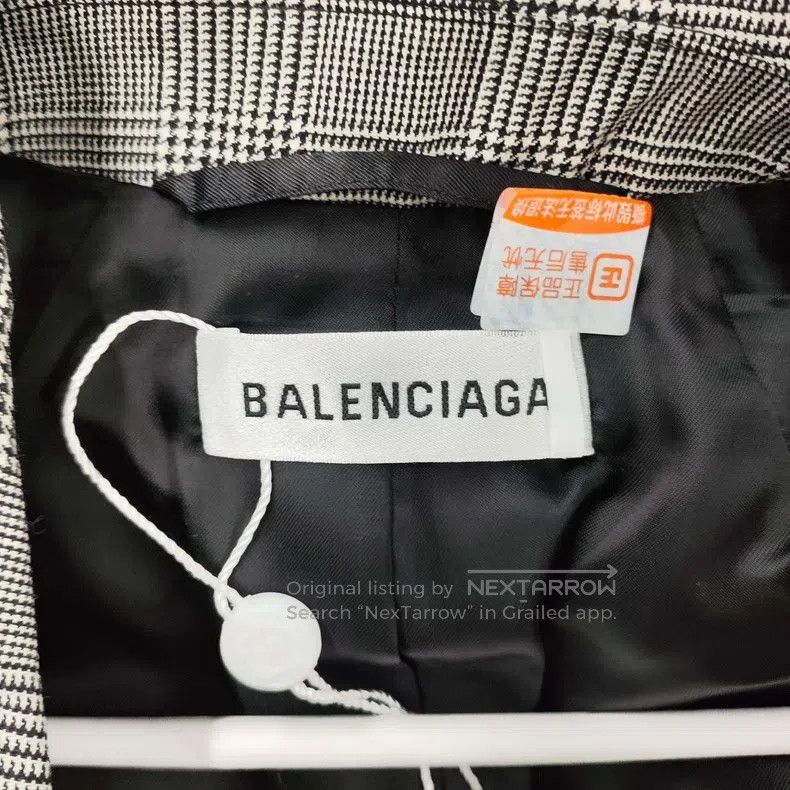 Balenciaga Balenciaga Cotton Plaid Jacket Size XS / US 0-2 / IT 36-38 - 6 Thumbnail