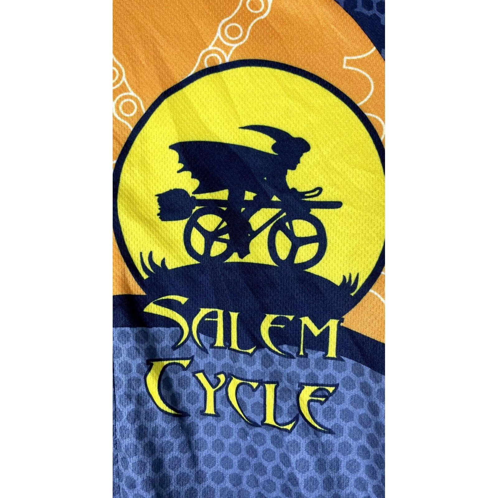 Vintage Primal Salem Cycle Jersey Mens Medium Black Orange Cycling Full Zip Racing Shirt Size US M / EU 48-50 / 2 - 2 Thumbnail