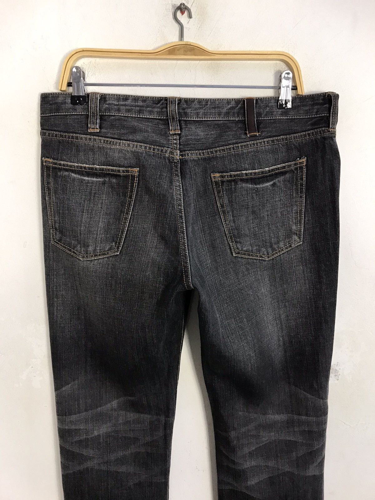 Japanese Brand × Takeo Kikuchi × Vintage Vintage Takeo Kikuchi Black Colour Design Denim Jeans Size US 34 / EU 50 - 10 Thumbnail