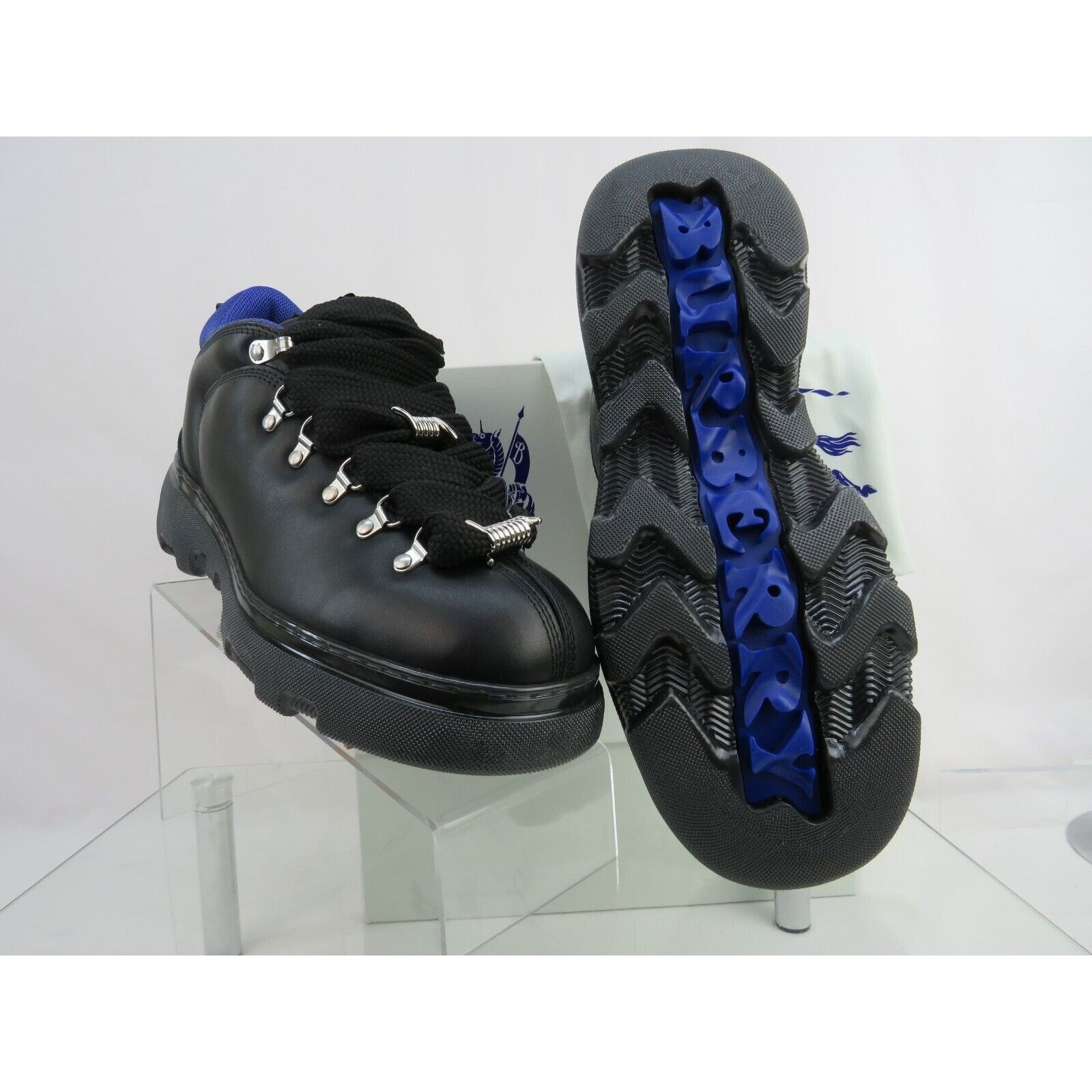 Burberry BURBERRY TREK BLACK LEATHER LACE HIKING BOOTS US 8 41 IT $1K Size US 8 / EU 41 - 3 Thumbnail