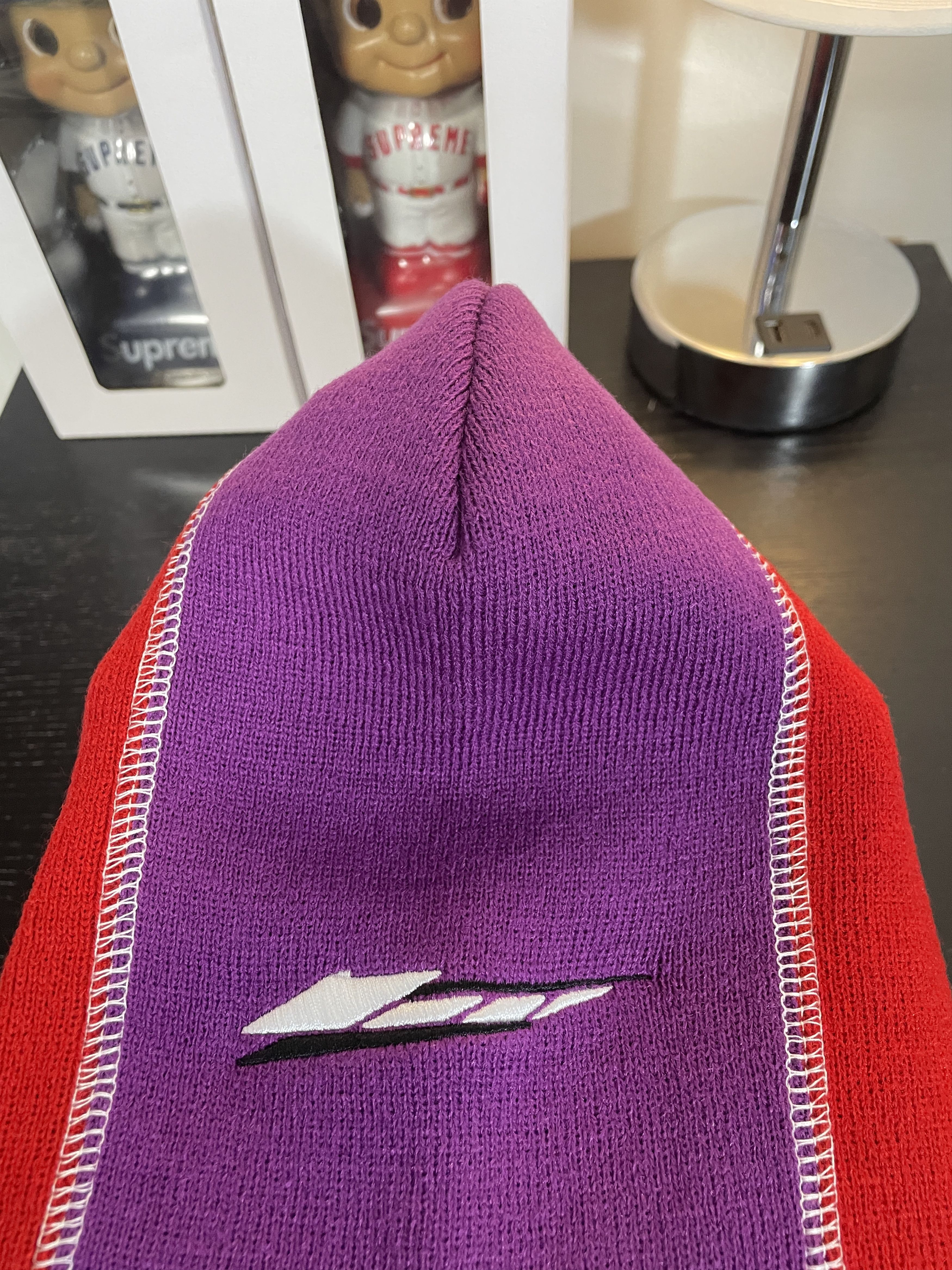 Supreme RACING PANEL BEANIE Size ONE SIZE - 3 Thumbnail