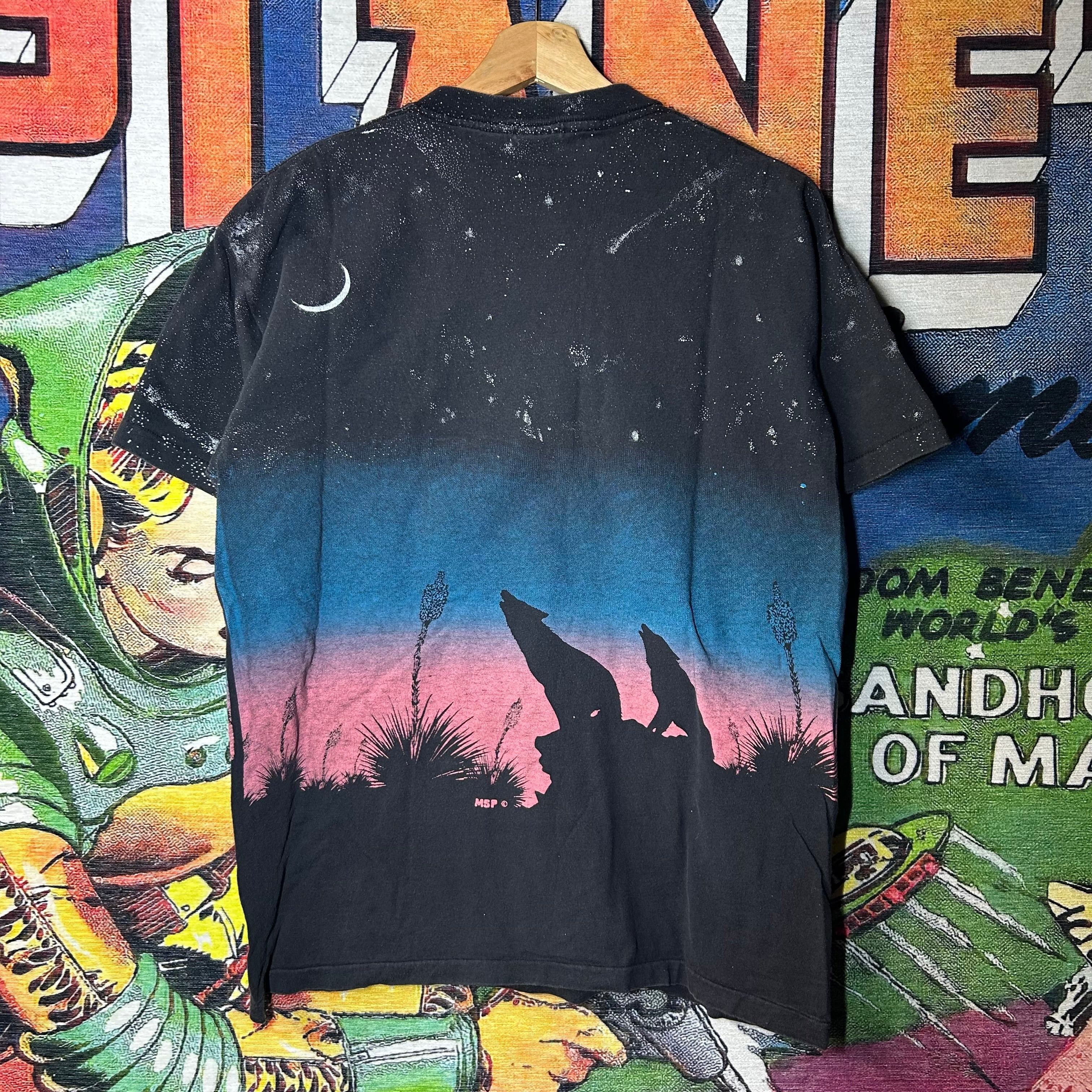 Other Vintage 90s Texas Wolves AOP Tee Size Large Size US L / EU 52-54 / 3 - 2 Thumbnail