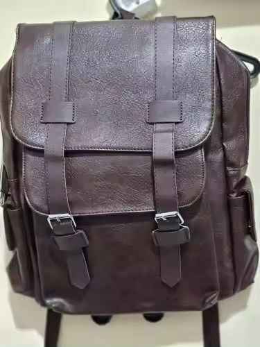 Japanese Brand × Vintage Backpack PU Leather Bagpack Size ONE SIZE - 1 Thumbnail