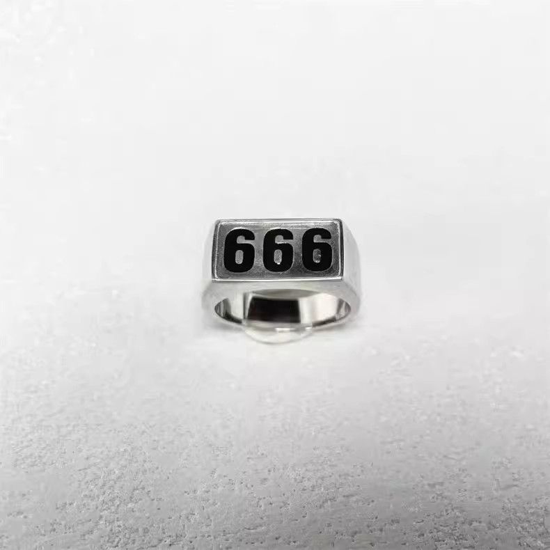 VIBE Chrome Silver Ring Vintage Rings🔥🔥🔥 Size ONE SIZE - 2 Thumbnail