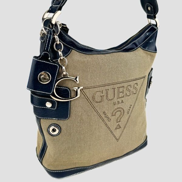 Guess A vintage beige Guess bag with iconic logo Size ONE SIZE - 3 Thumbnail