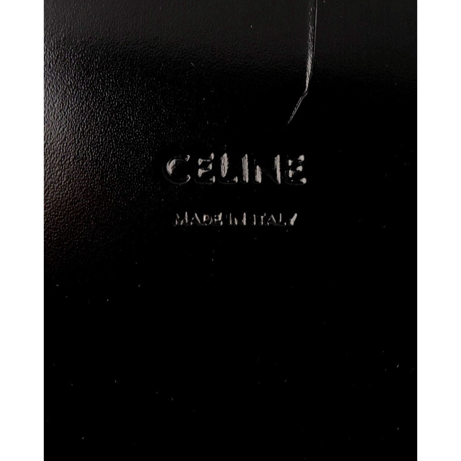 Celine $1450 NEW CELINE Leather Biker Boots US8 EU38 Black Logo . Size US 8 / IT 38 - 5 Thumbnail