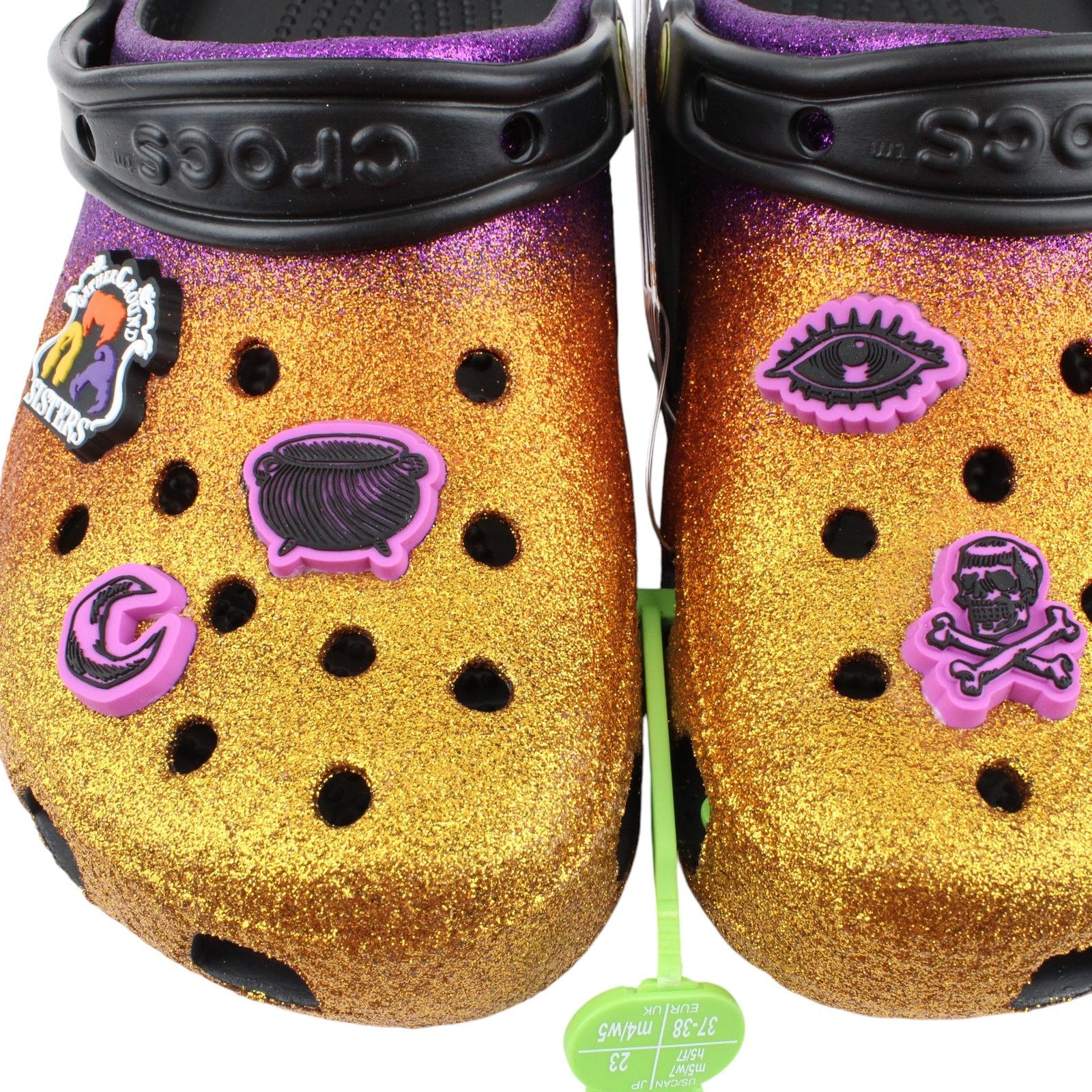 Crocs New Size Womens 7 / Mens 5 Disney Hocus Pocus Sparkle Crocs Size US 7 / IT 37 - 5 Thumbnail