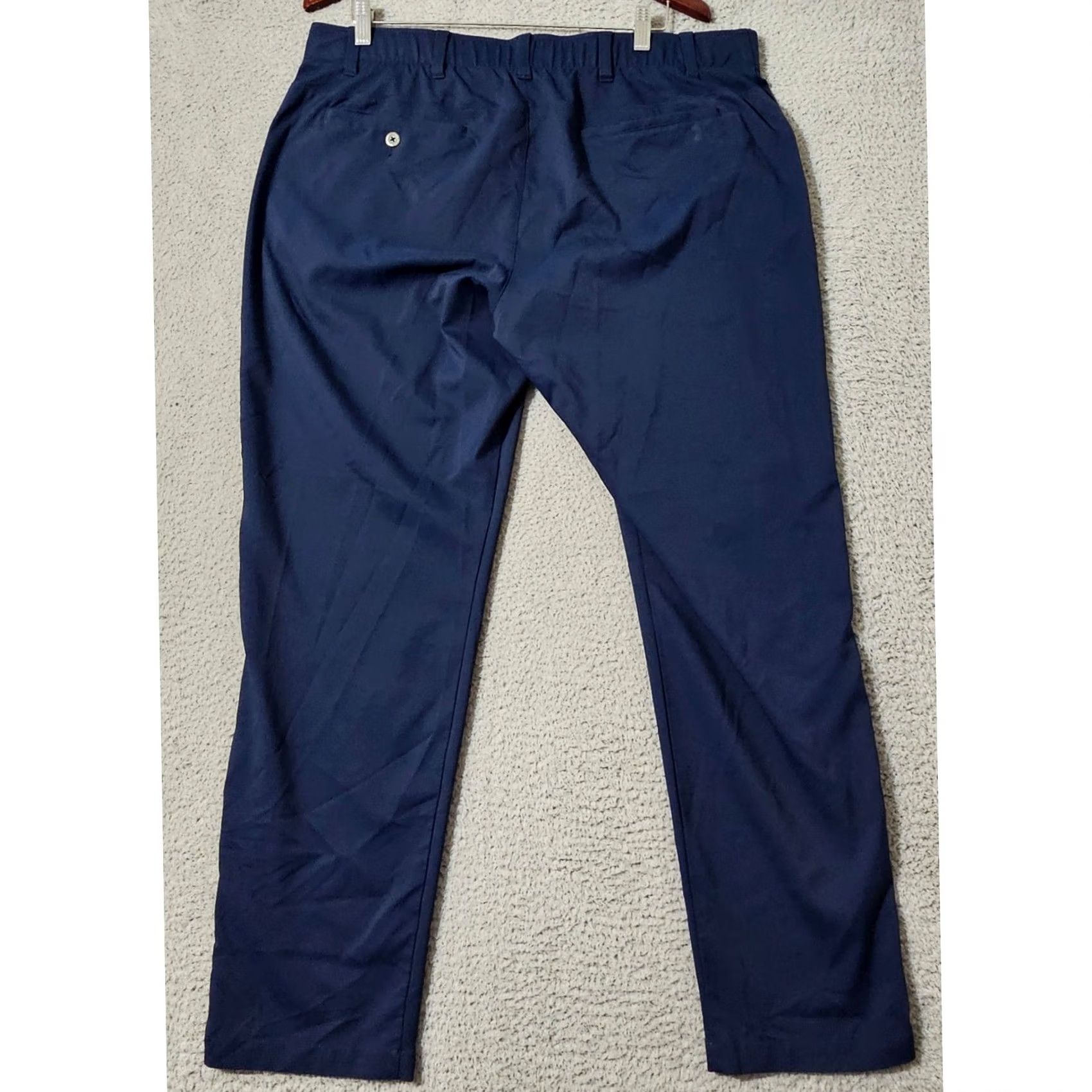 Under Armour Under Armour Pants Mens 40x32 Blue Golf Performance Stretch Chino Tapered Shirt Size US 40 / EU 56 - 2 Thumbnail