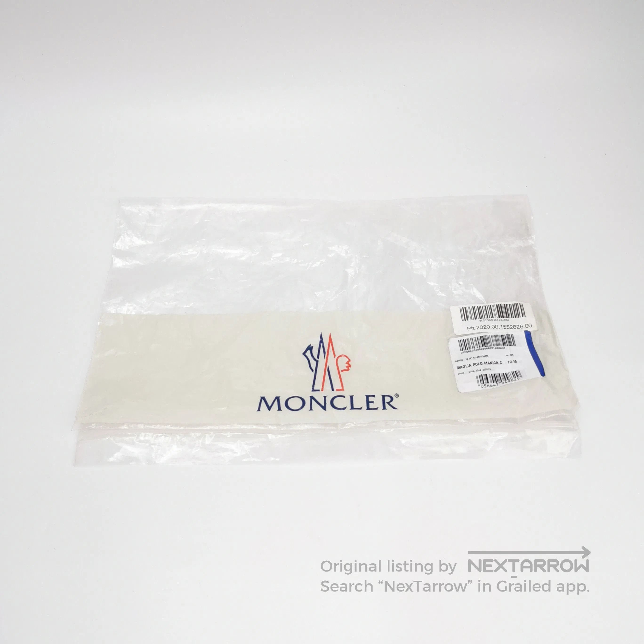 Moncler Moncler Red Logo Polo Shirt XL. Size US XL / EU 56 / 4 - 2 Thumbnail