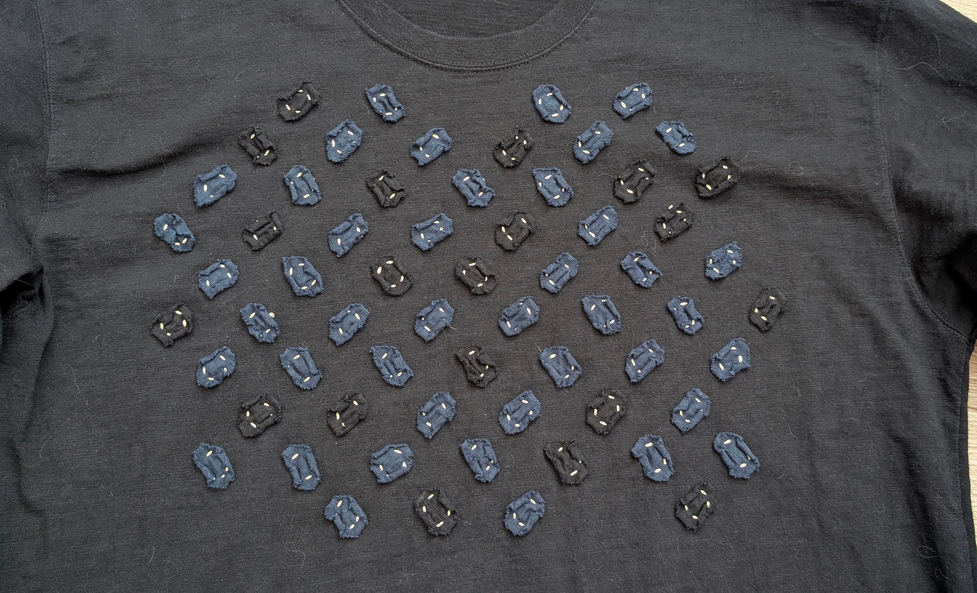Issey Miyake Issey Miyake Men VTG Hand Stitch Applique L/S T-Shirt Size 4 Size US L / EU 52-54 / 3 - 4 Thumbnail