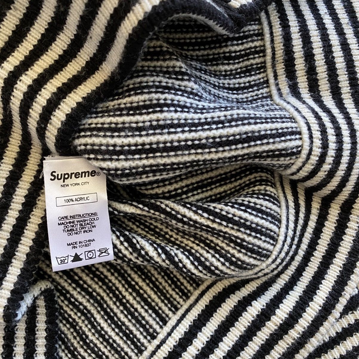 Supreme Supreme Micro Stripe Cardigan Sweater Black White 2017 Size US M / EU 48-50 / 2 - 6 Thumbnail