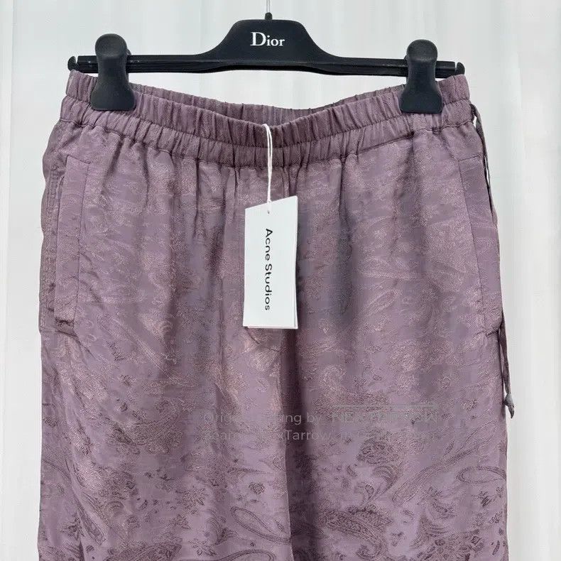 Acne Studios Acne Studios Satin pattern full-print casual long pants Size 24" / US 00 / IT 34 - 3 Thumbnail