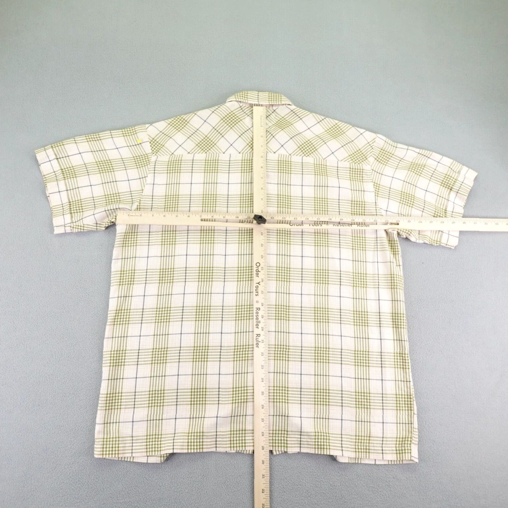 Levi's VINTAGE Levi's Shirt Mens Large Plaid Button-Up 90s Casual Outdoor Beige Cotton Shirt Mens Large 90s Levi's Size US L / EU 52-54 / 3 - 5 Thumbnail