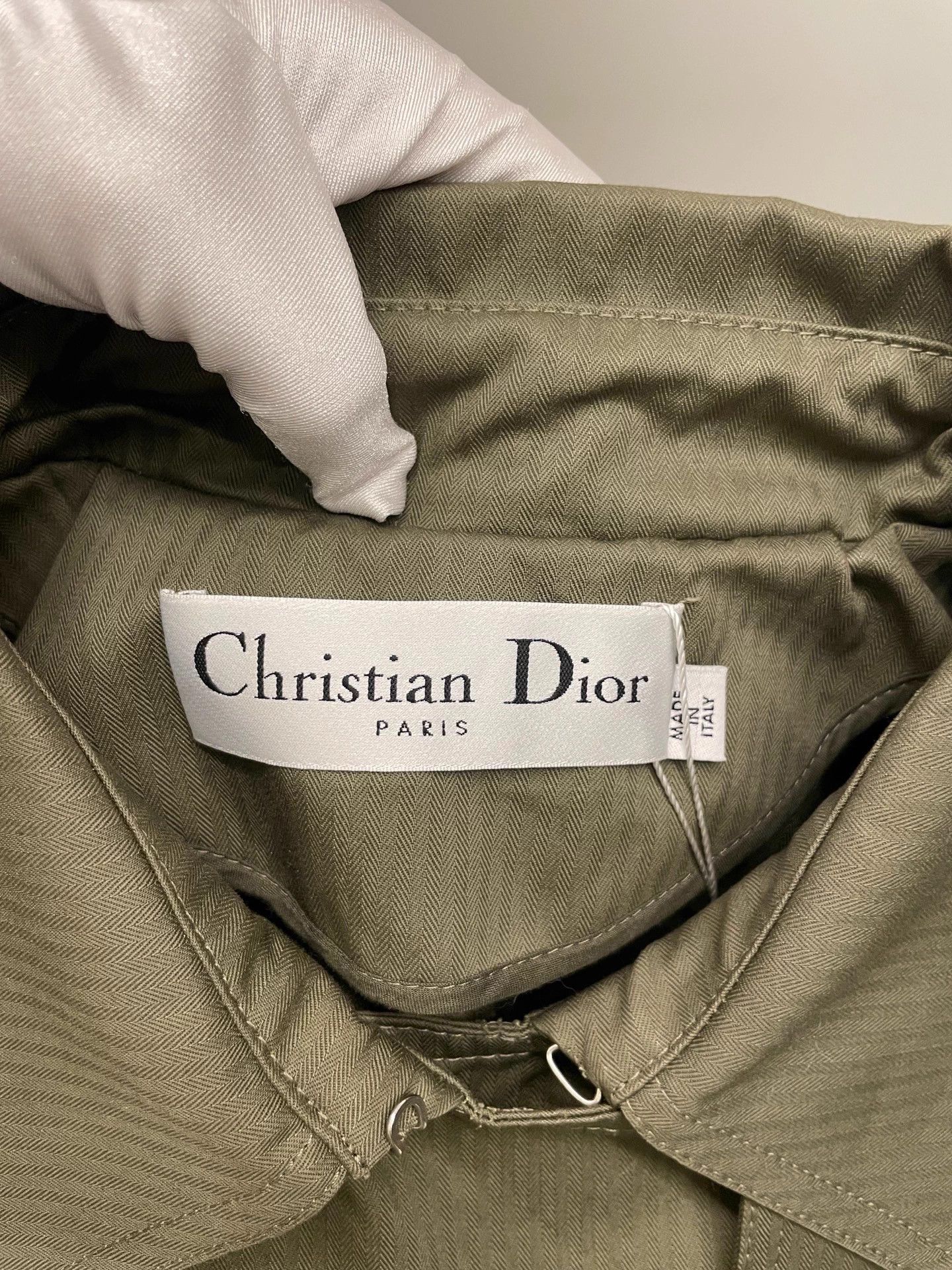 Other CD military green cotton long coat Size F40 Size M / US 6-8 / IT 42-44 - 4 Thumbnail
