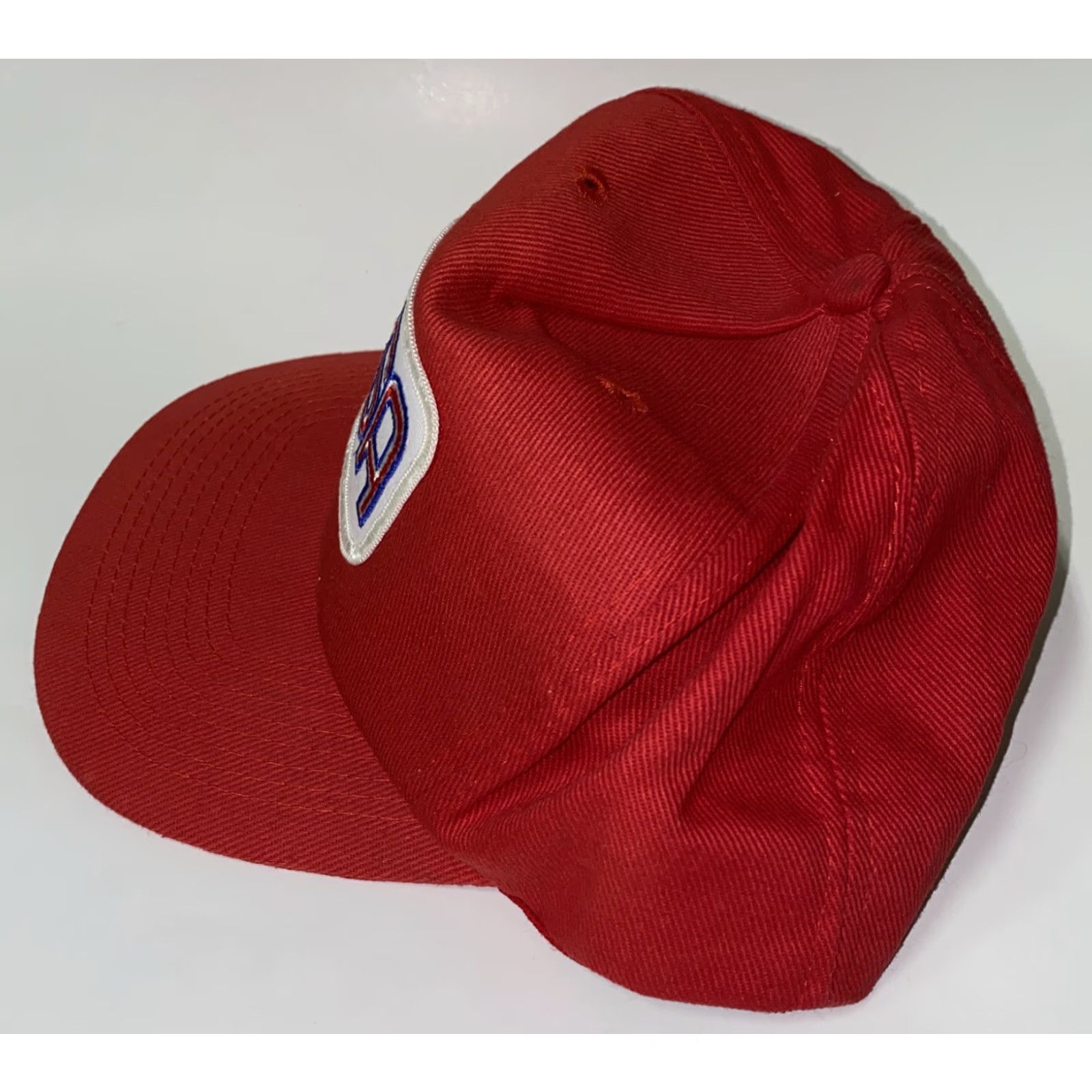 Vintage VINTAGE Unbranded Mens Red USA Snapback Adjustable Hat Size ONE SIZE - 4 Thumbnail