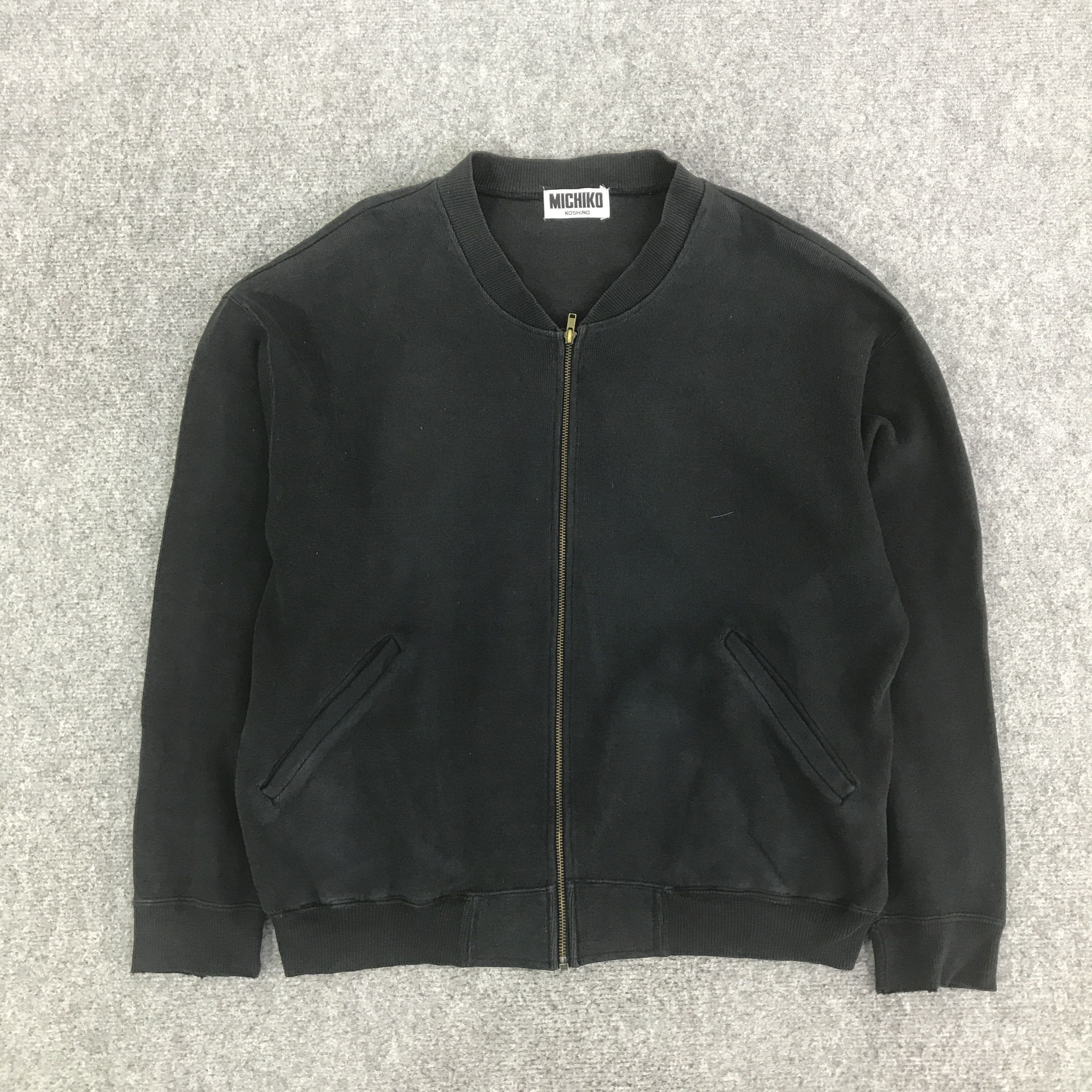 Michiko Koshino MICHIKO KOSHINO JAPAN ZIPPER BLACK FADED JACKET K127B1 Size US L / EU 52-54 / 3 - 2 Thumbnail