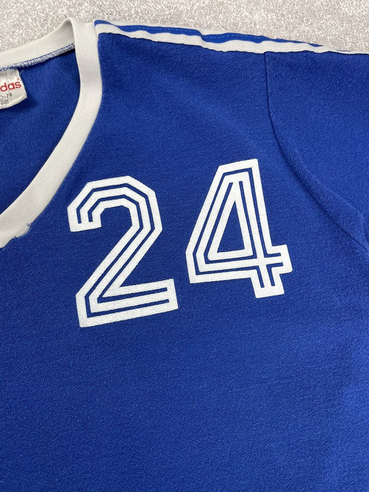 Adidas Vintage 70’s 80’s Adidas Soccer Jersey Made in West Germany Size US L / EU 52-54 / 3 - 5 Thumbnail