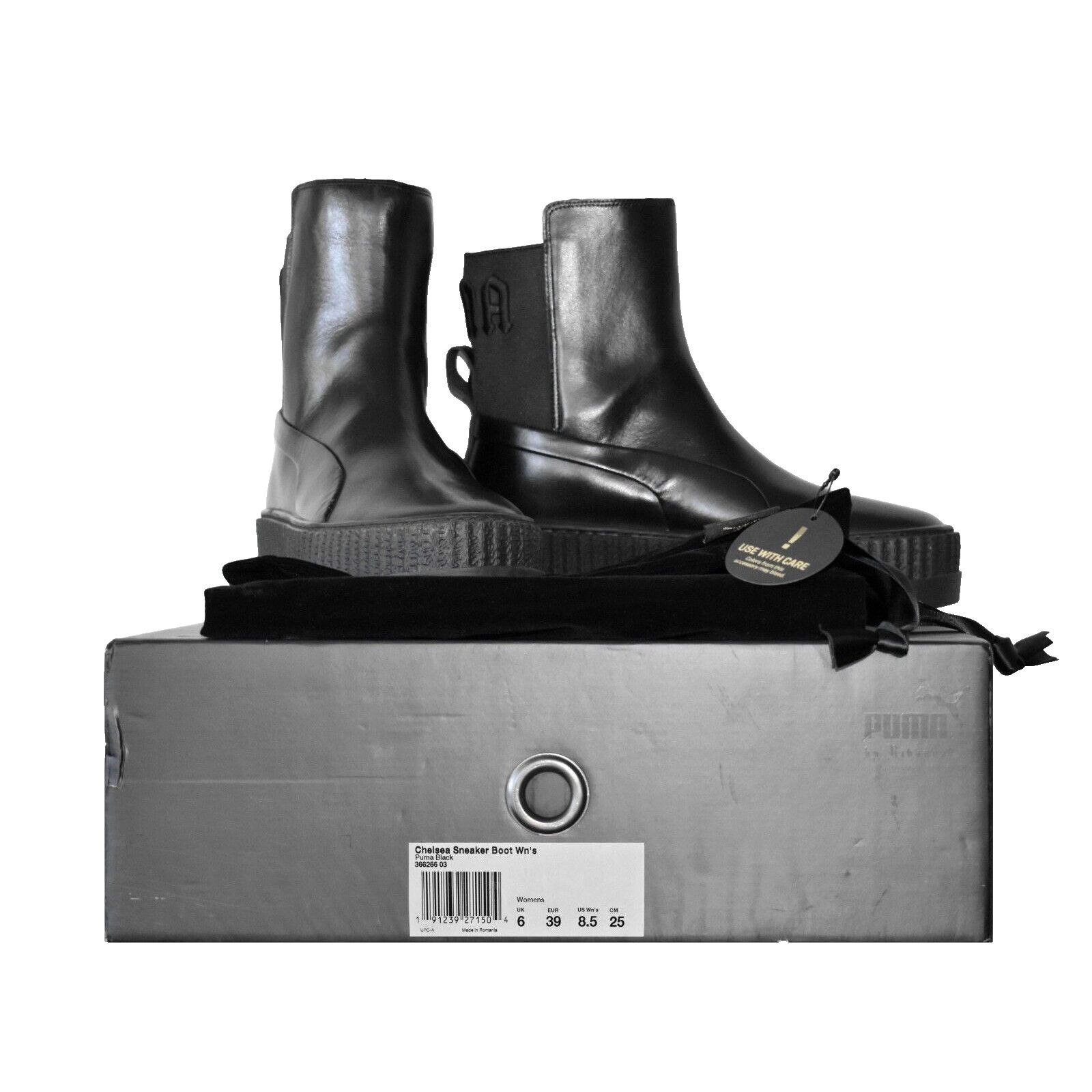 NIB PUMA X FENTY RIHANNA Leather Chelsea Sneaker Boot US