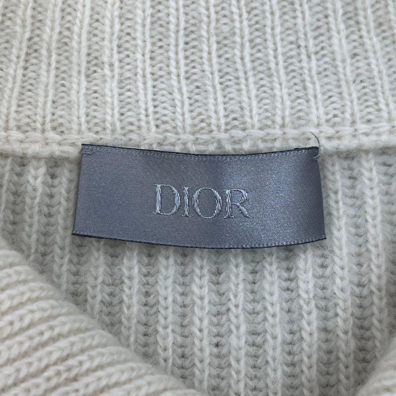 Dior Dior Beige vertical portrait stitching pattern wool cashmer Size US S / EU 44-46 / 1 - 5 Thumbnail