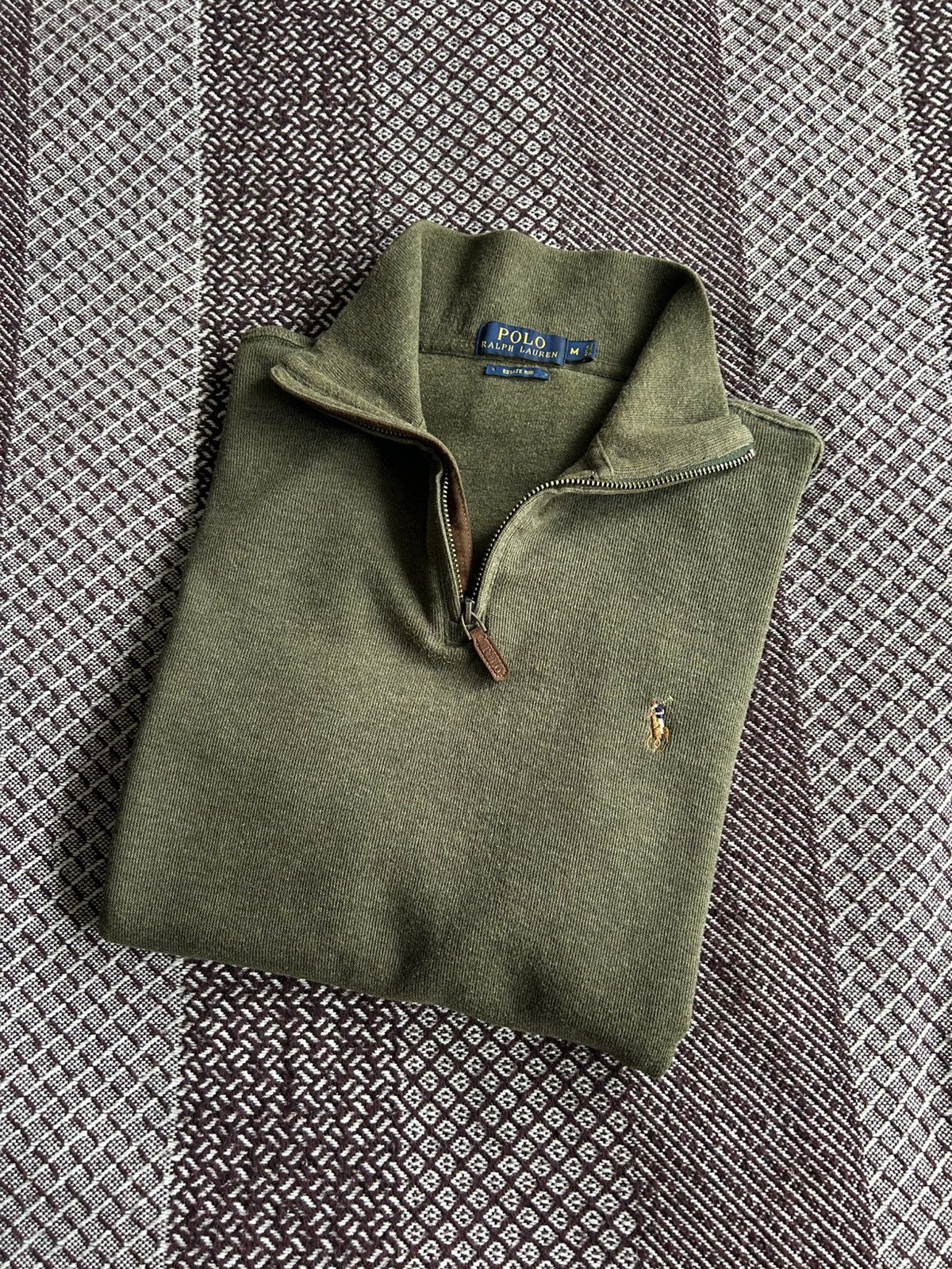 Vintage Polo Ralph Lauren 1/4 Zip Solid Sweater Old Money Size M Size US M / EU 48-50 / 2 - 12 Thumbnail