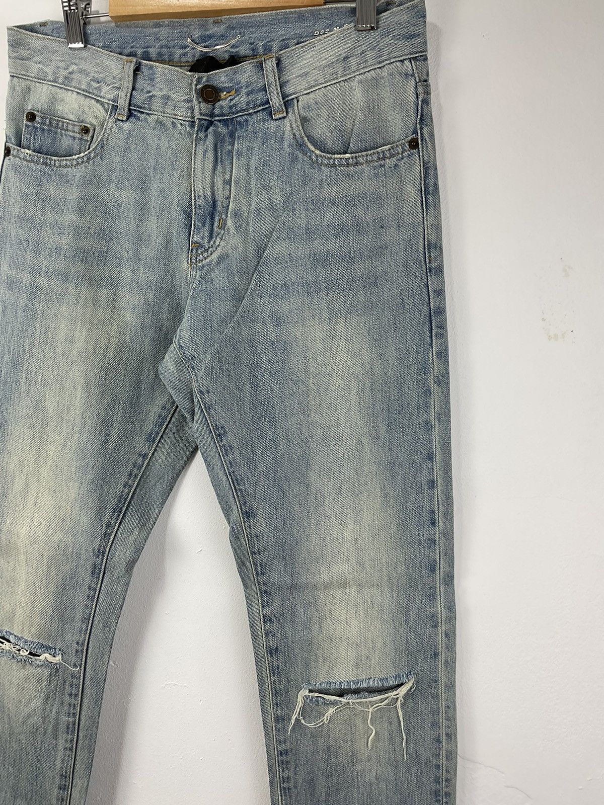 Saint Laurent Paris Saint Laurent Distressed Slim Jean Size US 28 / EU 44 - 4 Thumbnail
