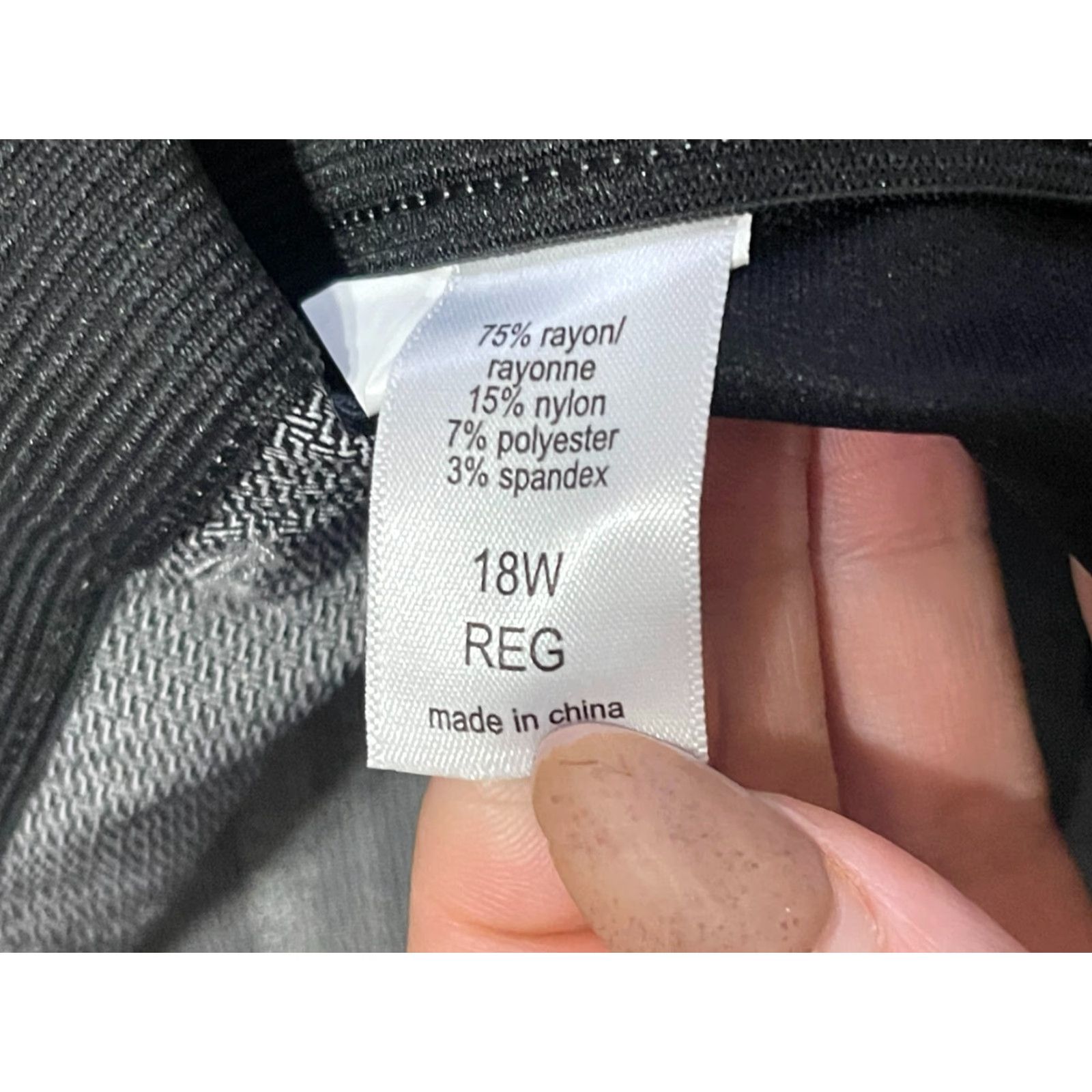 Vintage Maurices Pants Women's 18W Gray Dress Pants Flat Front Casual Regular Straight 27.5in Inseam Womens Size 40" / US 18 - 7 Thumbnail