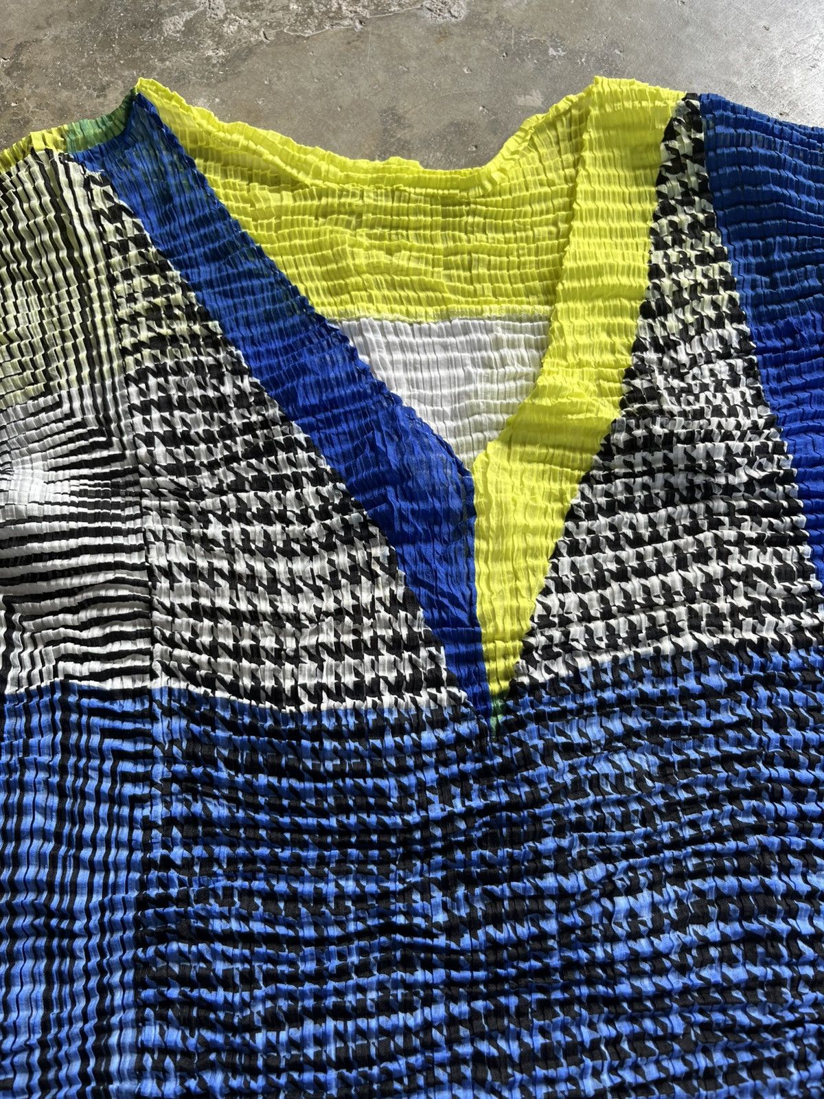 Pleats Please Issey Miyake 🔥issey miyake pleats please wrinkles multicolour dress Size ONE SIZE - 5 Thumbnail