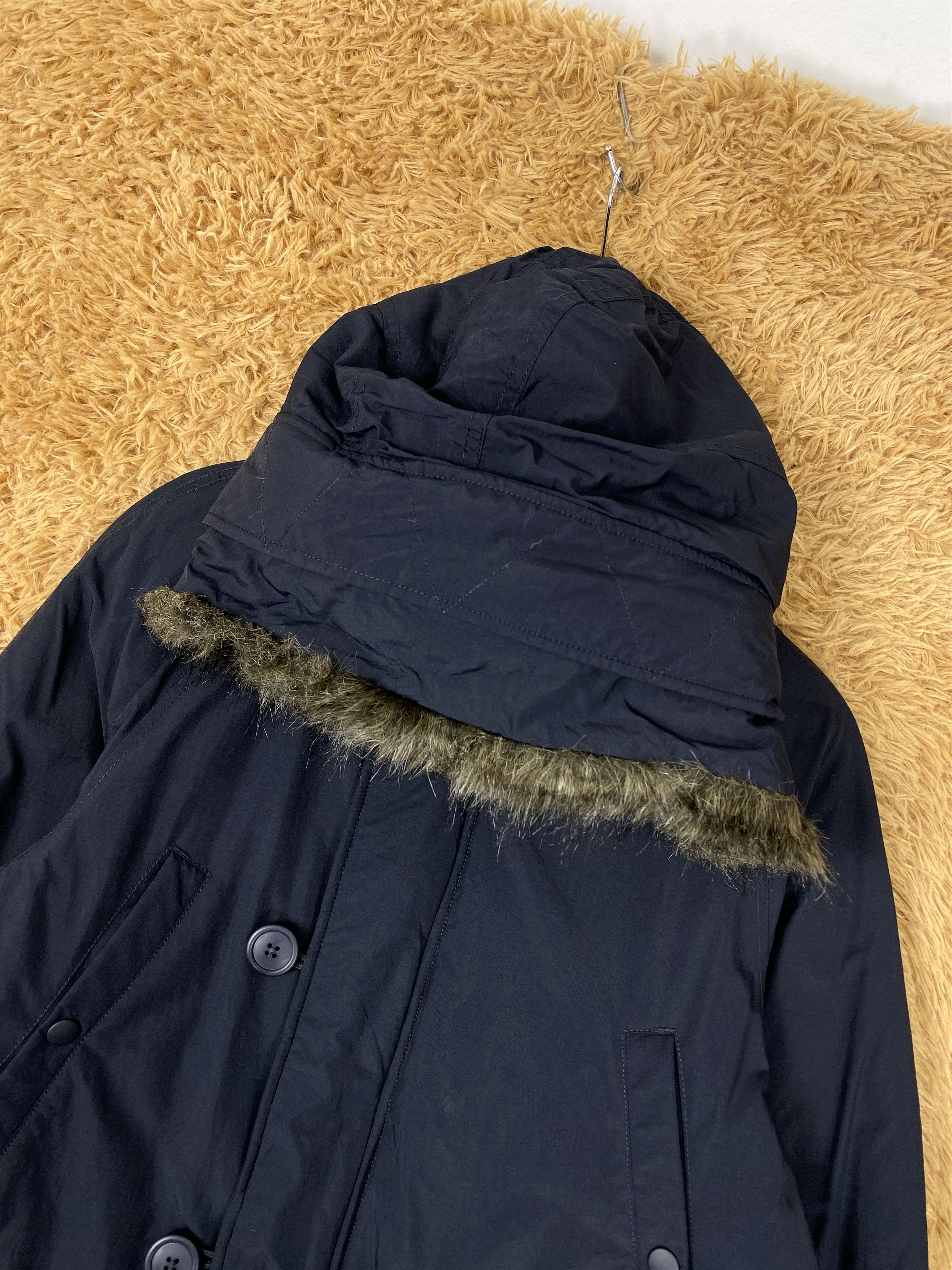 Uniqlo Vintage Uniqlo Hoodie Parkas Fur Hoodie J2080 Size US M / EU 48-50 / 2 - 2 Thumbnail