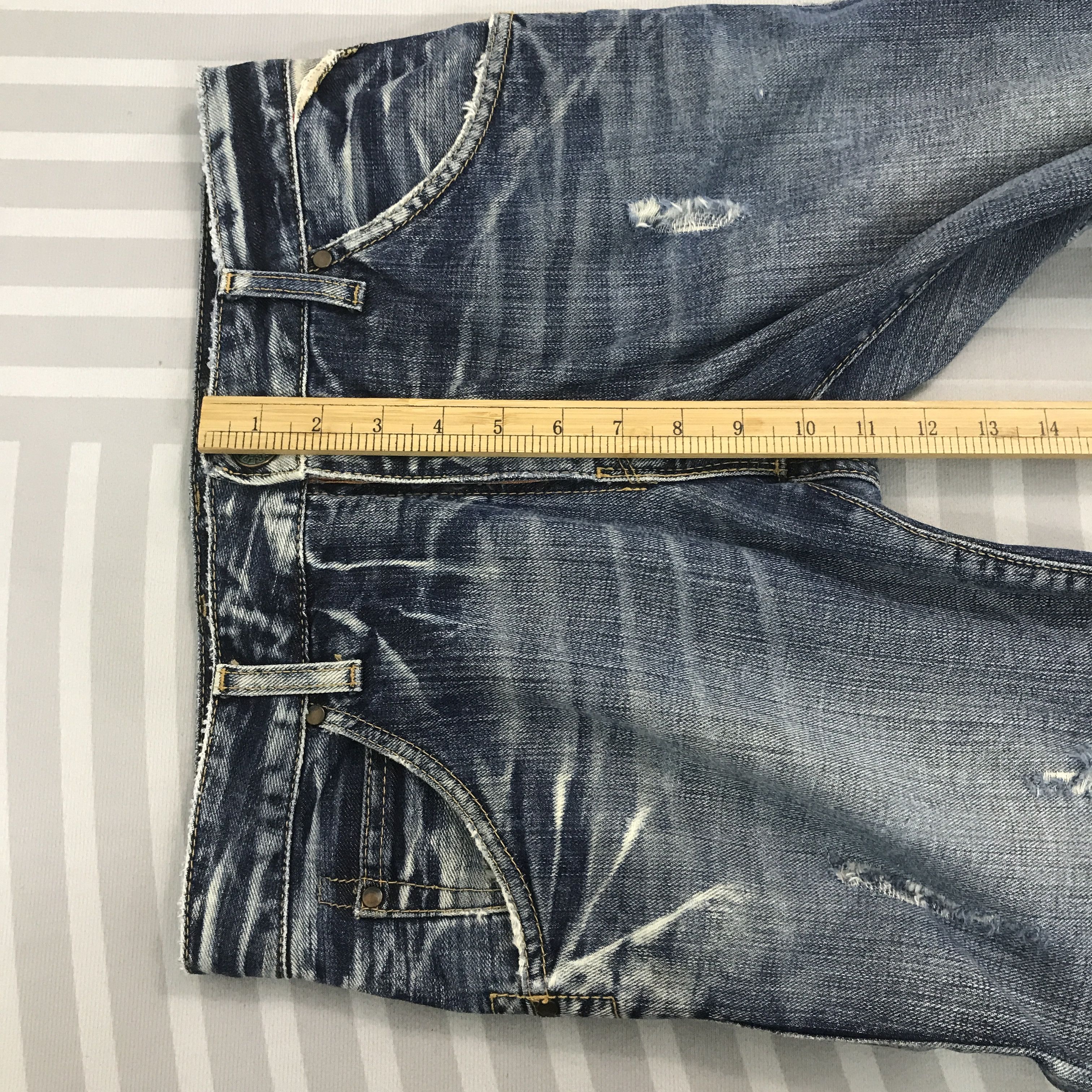 Replay × Vintage Flare Replay Distressed bootcut Denim pants Size US 28 / EU 44 - 9 Thumbnail