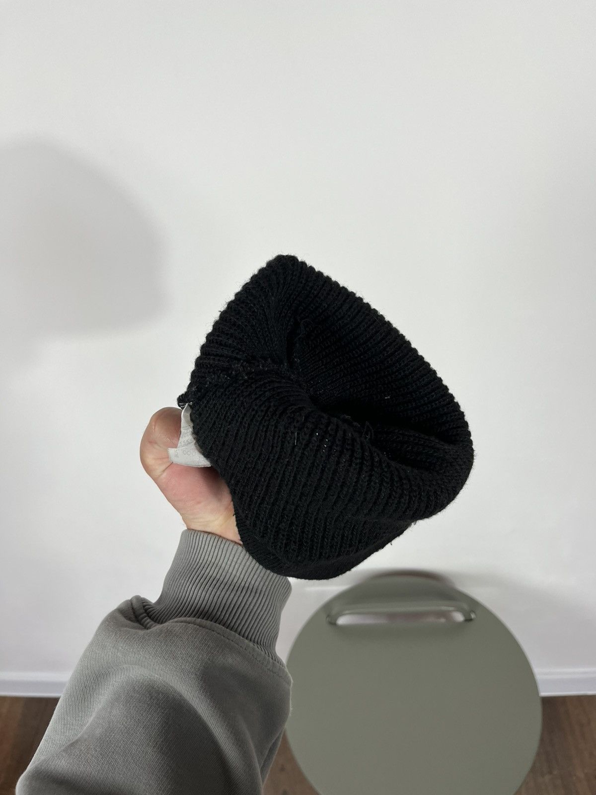 Lotto Sport × Vintage Vintage Lotto Juventus Beanie Black Knit Hat Made in Italy Size ONE SIZE - 9 Thumbnail