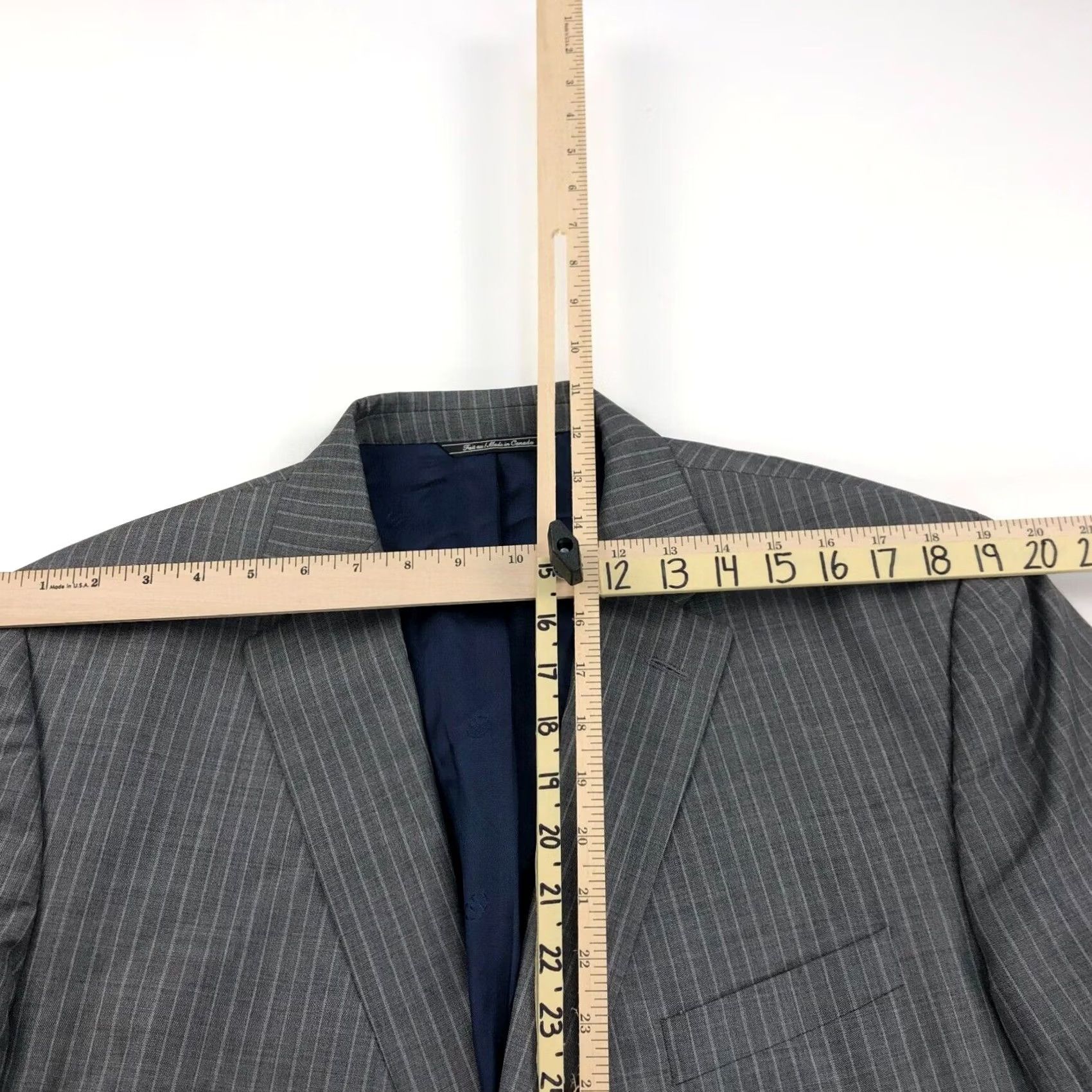 David Donahue David Donahue 46R Wool Blend Sport Coat Jacket Size US S / EU 44-46 / 1 - 7 Thumbnail
