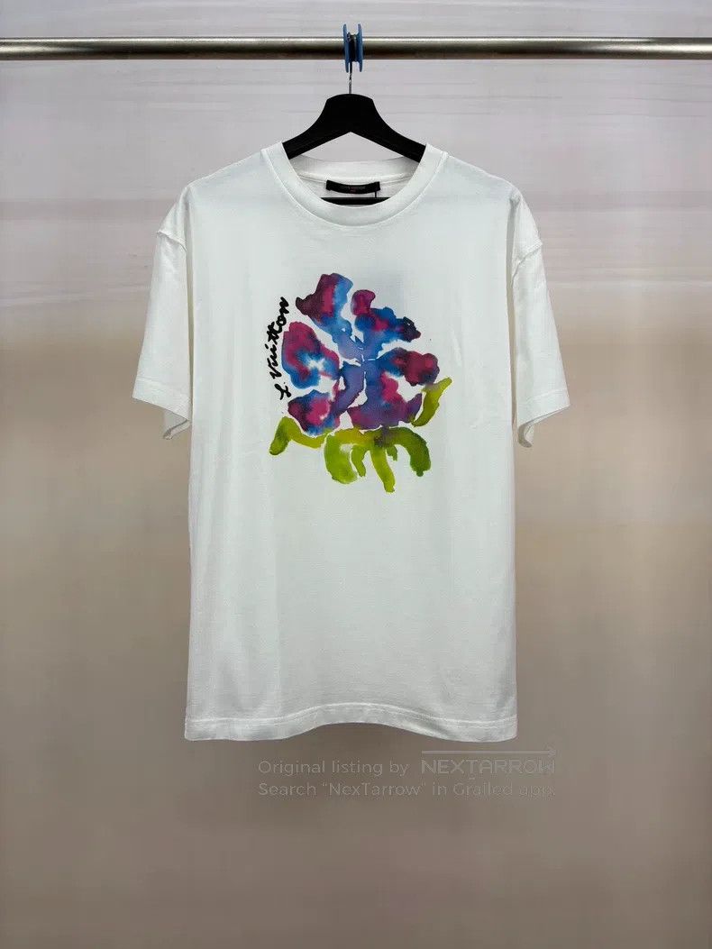 Louis Vuitton Louis Vuitton Floral logo short sleeve Size US L / EU 52-54 / 3 - 1 Thumbnail