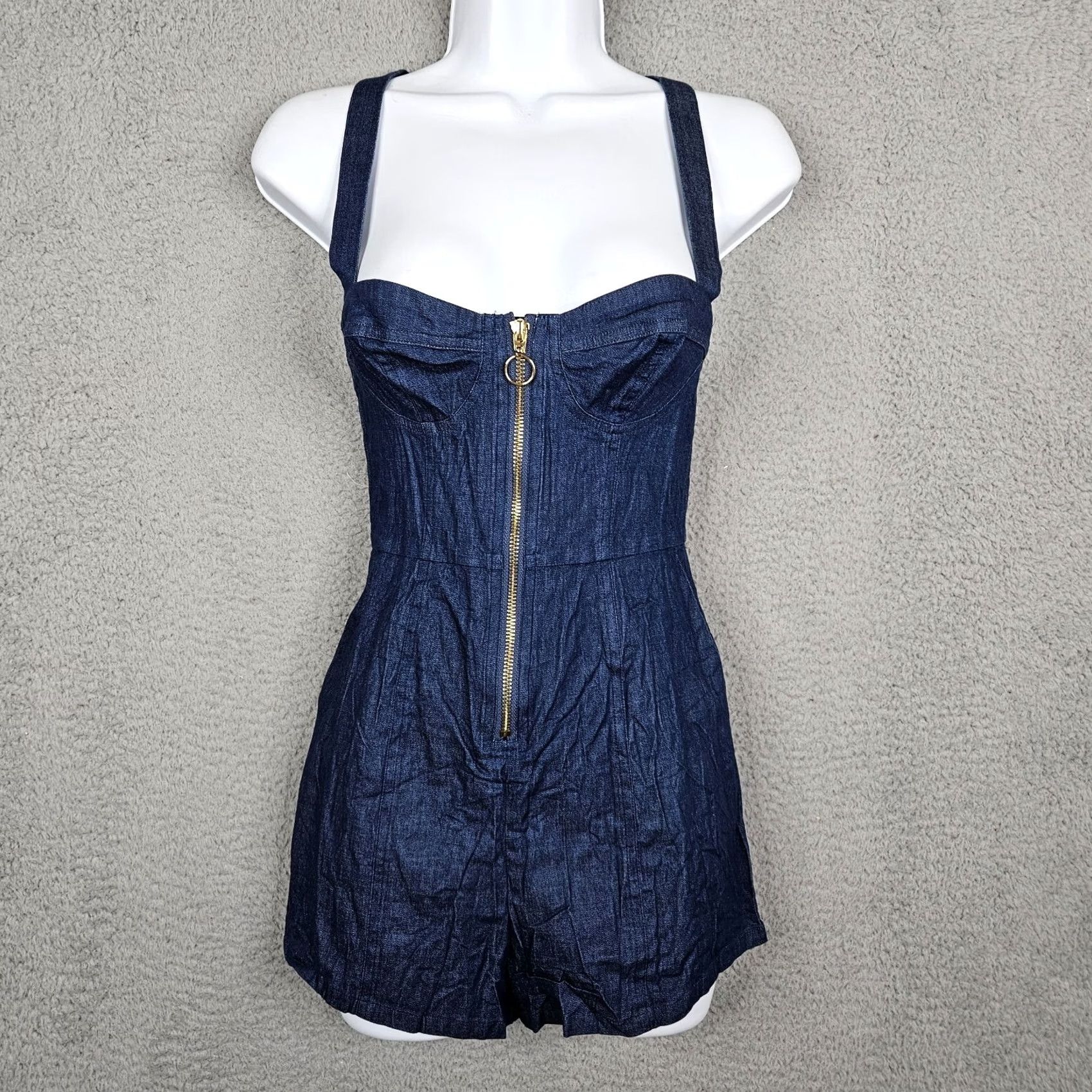 NBD NBD Jumper Women's Navy XS Shirt Adult XS Navy Blue NBD X Naven Jumper Size XS Solide Blue 90s Event no, etc. Size XS / US 0-2 / IT 36-38 - 2 Thumbnail