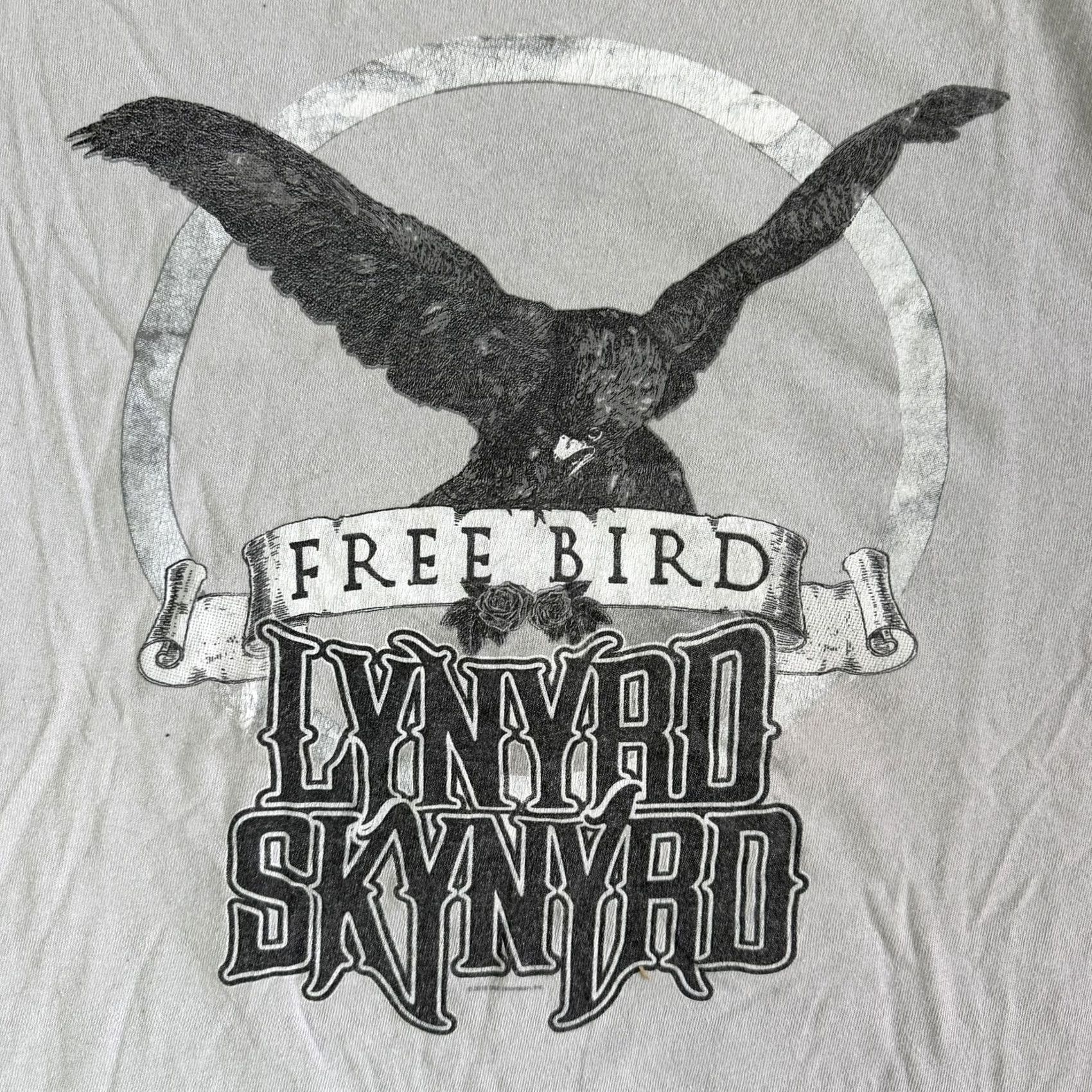 FREEBIRD Lynyrd Skynyrd Shirt Mens XL Gray Tour 2020 Graphic Band Tee T-Shirt Size US XL / EU 56 / 4 - 3 Thumbnail