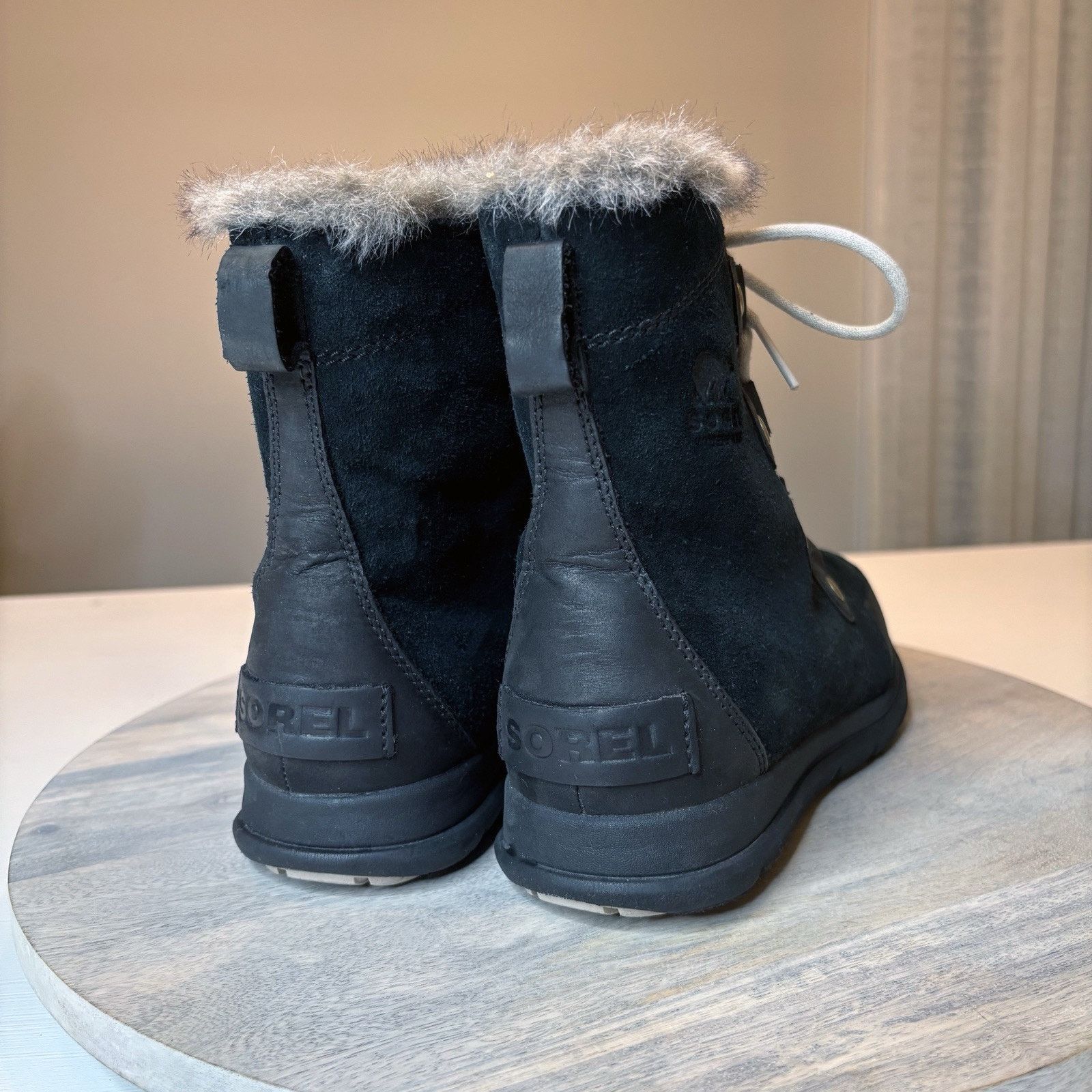 SOREL Sorel Explorer Next Joan Women's Black Suede Boots Size 8.5 Size US 8.5 / IT 38.5 - 6 Thumbnail