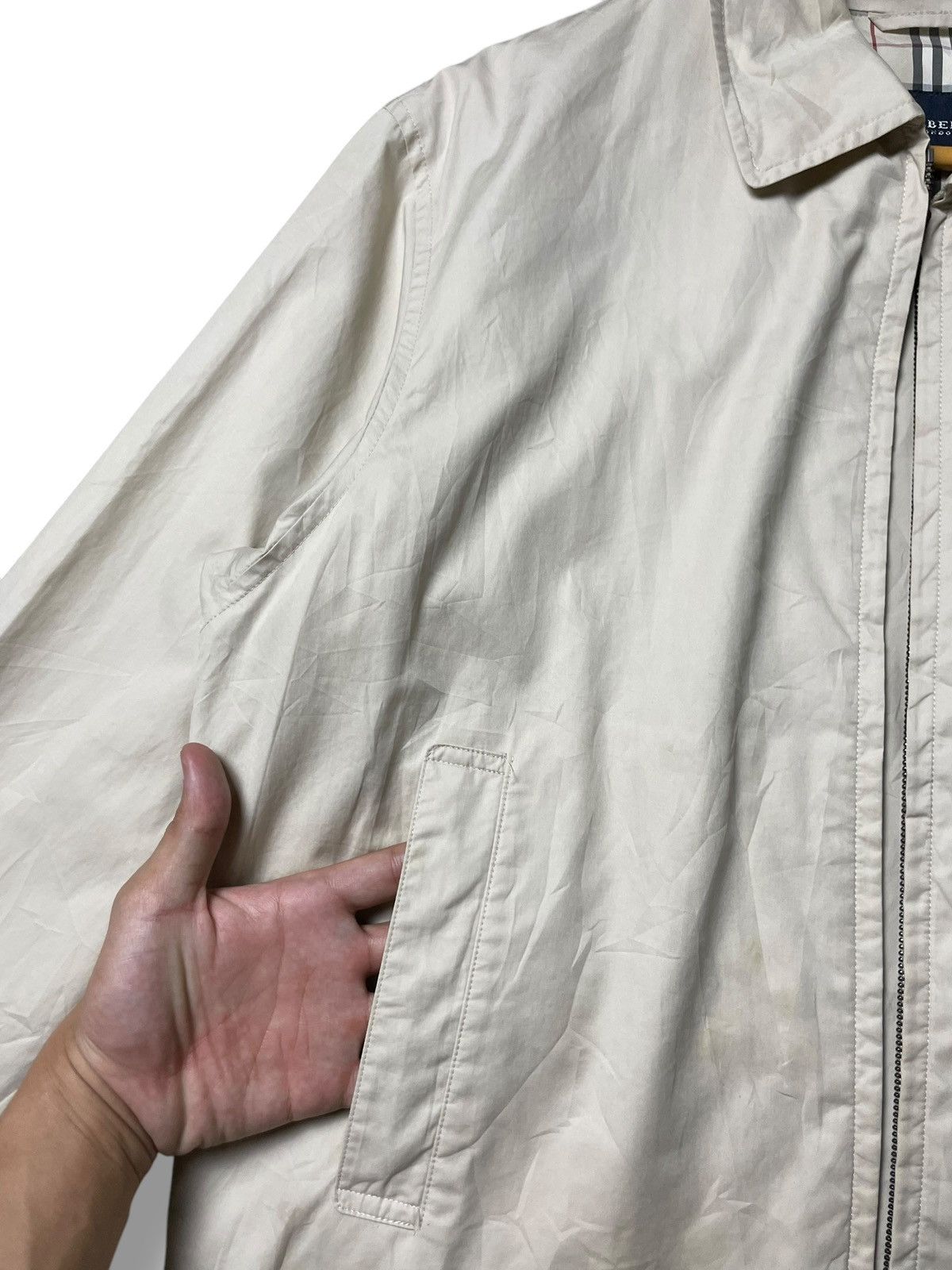 Burberry × Vintage Burberry London Casual Zipper Jacket (44) Size US S / EU 44-46 / 1 - 7 Thumbnail