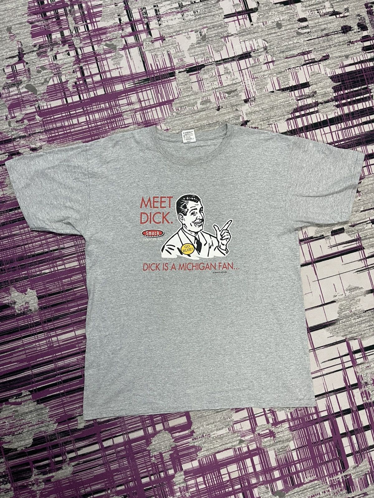 Vintage VINTAGE MEET DICK SMACK APPAREL TEE VERY RARE Size US L / EU 52-54 / 3 - 1 Thumbnail