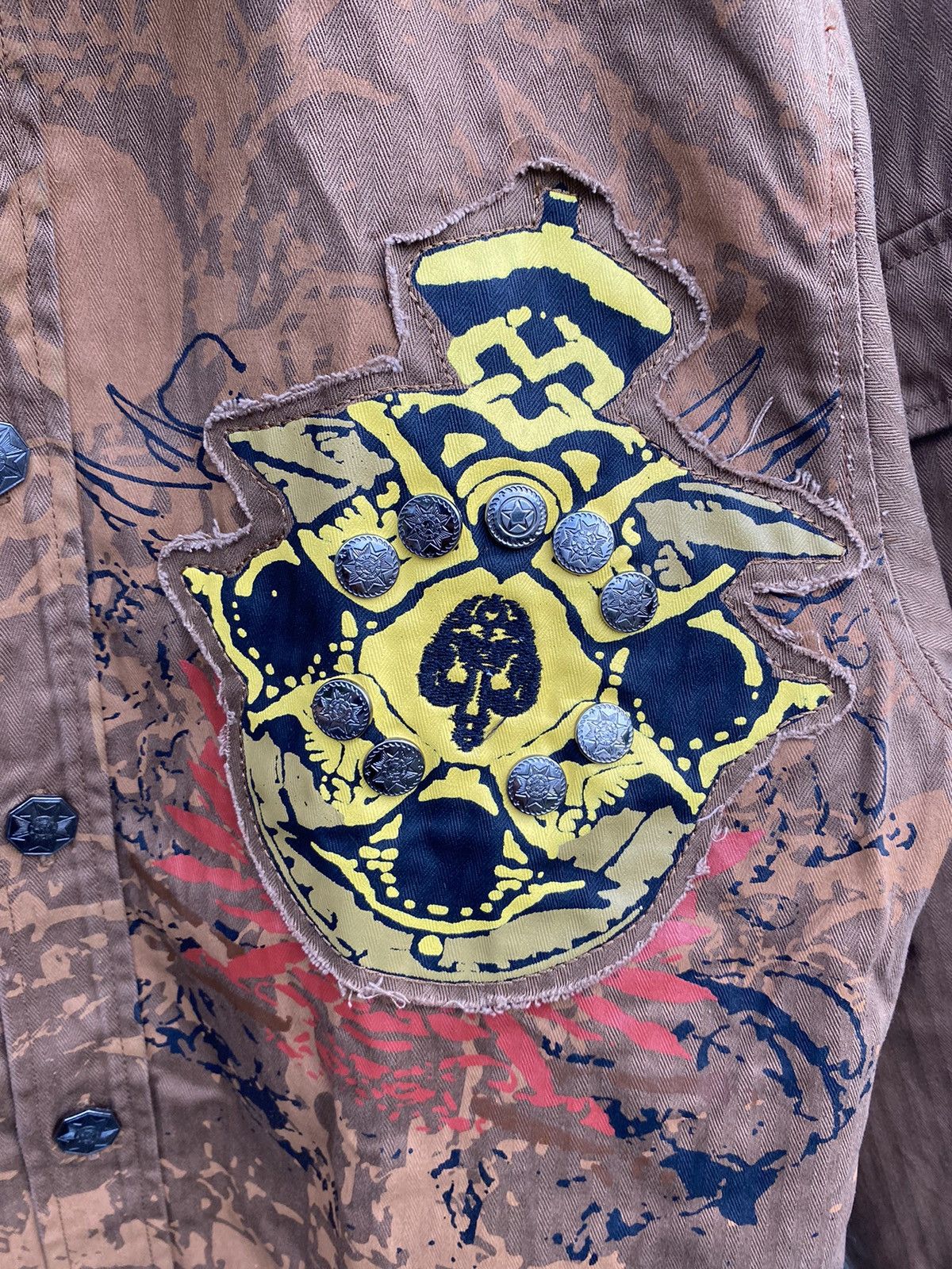 Vintage Made Right Genuine Military Style Jacket ‘Courage’ Patchwork Size US L / EU 52-54 / 3 - 9 Thumbnail