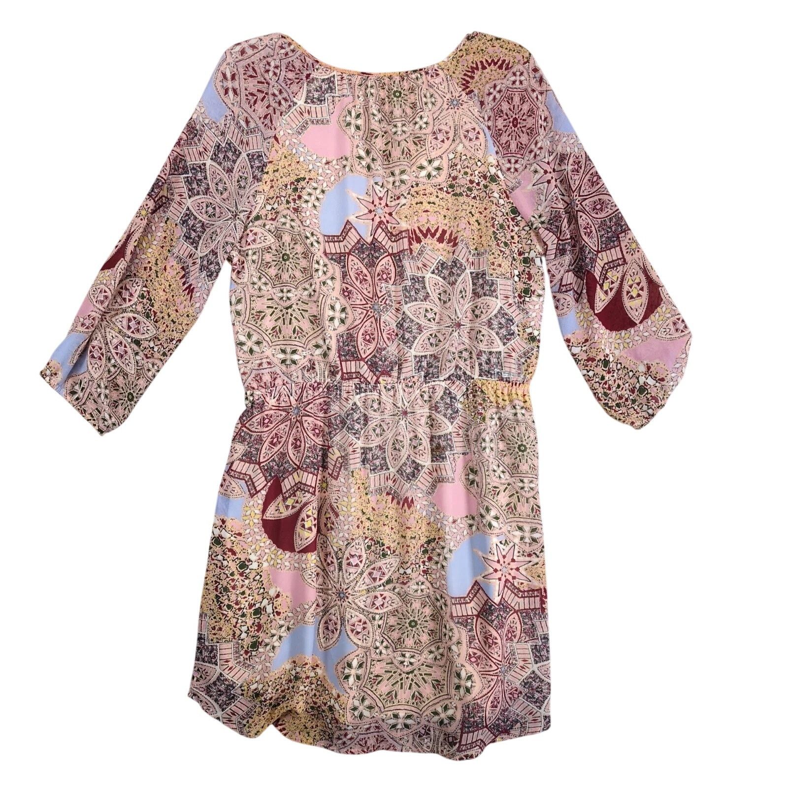 Other Signature Studio Crochet Tassel Pink Floral Boho Dress Sz M Size M / US 6-8 / IT 42-44 - 2 Thumbnail
