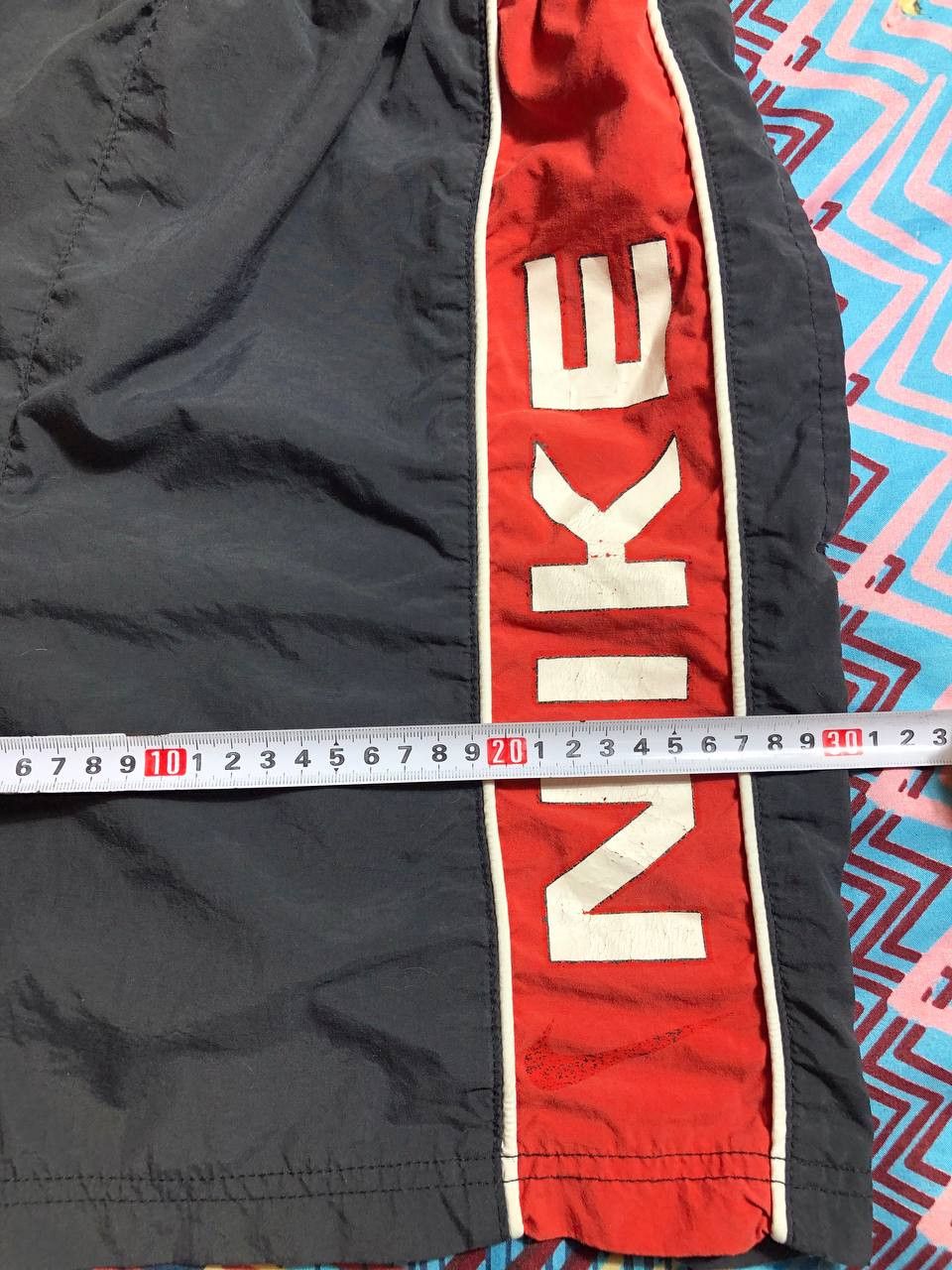 Nike × Vintage 90’s Vintage Nike satin shorts swoosh by nike Size US 30 / EU 46 - 10 Thumbnail