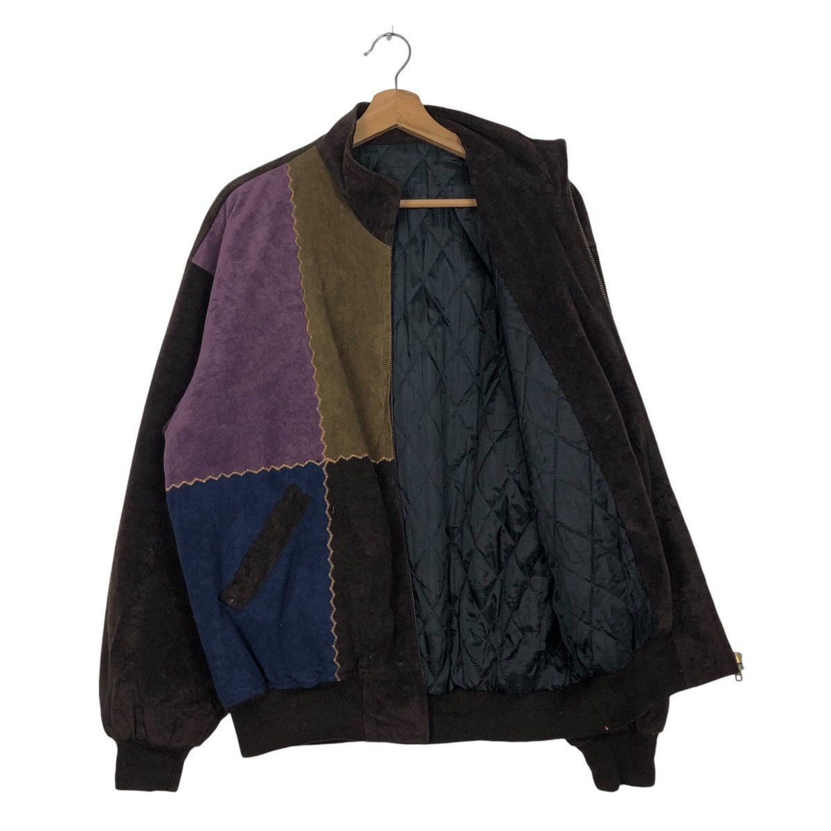 Japanese Brand 📌Vintage Bomber Jacket Multi Colour Issey Miyake Size US M / EU 48-50 / 2 - 11 Thumbnail